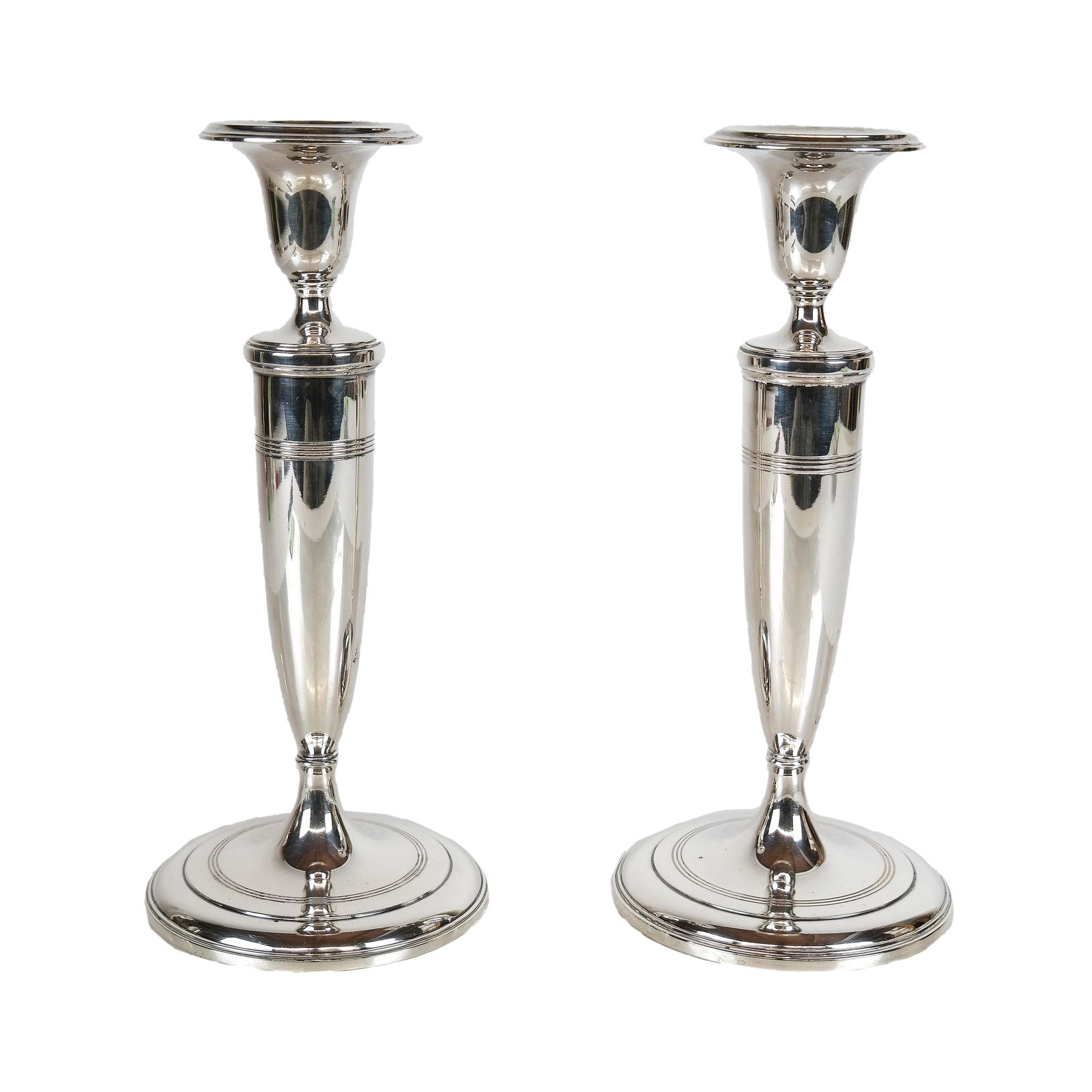 Pair Tiffany & Co. Makers Sterling Candlesticks (1 of 6)