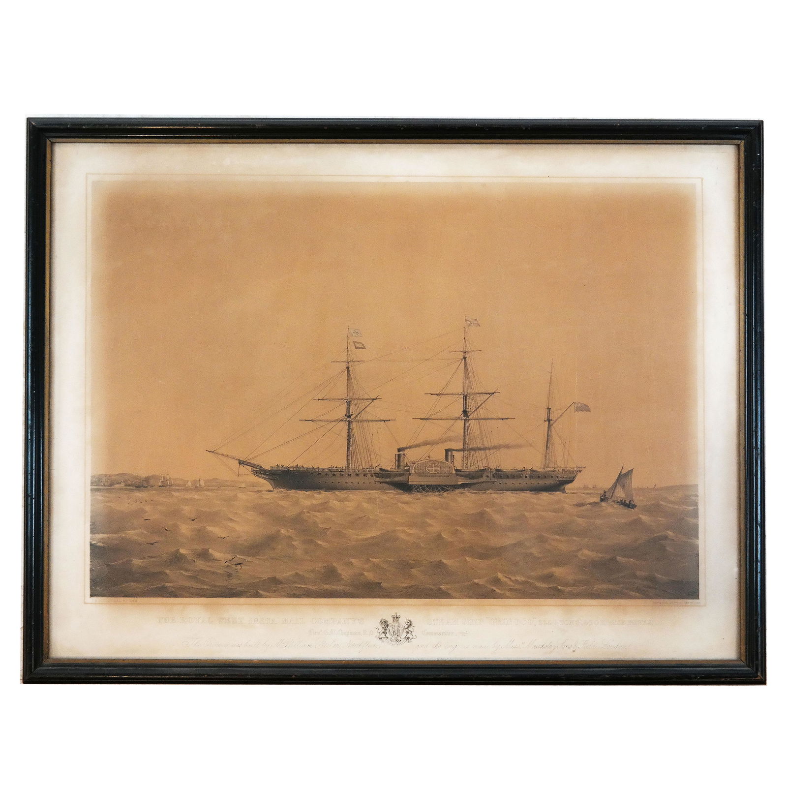 West India Mail's Steam Ship Orinoco - Lithograph (1 of 6)