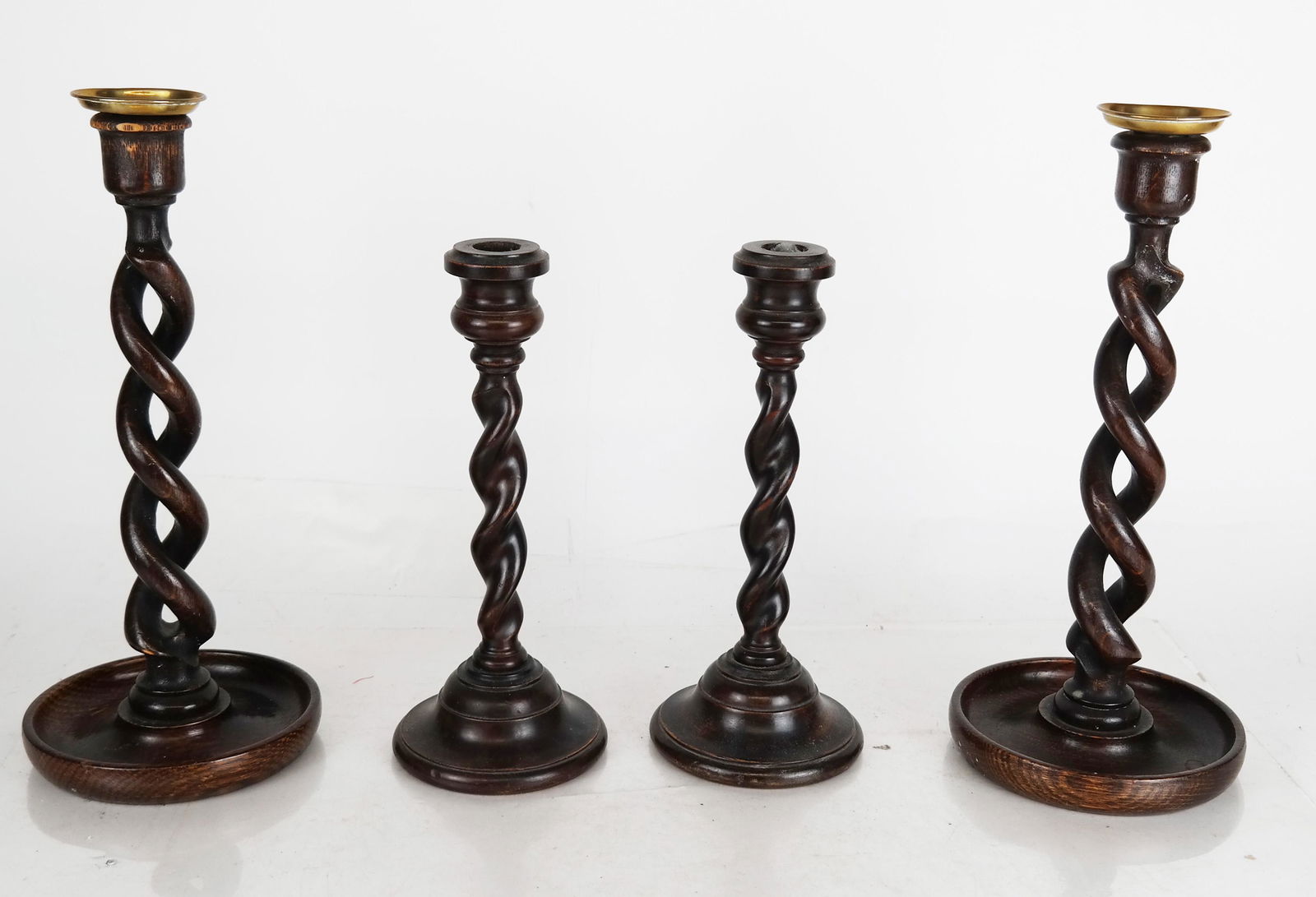 Two Pairs Barley Twist Candlesticks (1 of 7)