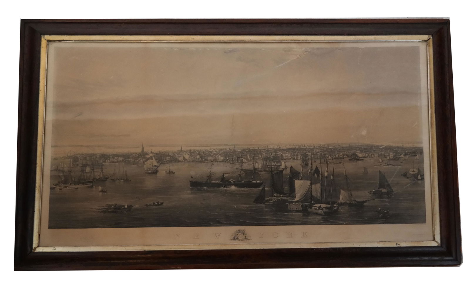 Antique Engraving - New York City & Harbor (1 of 8)