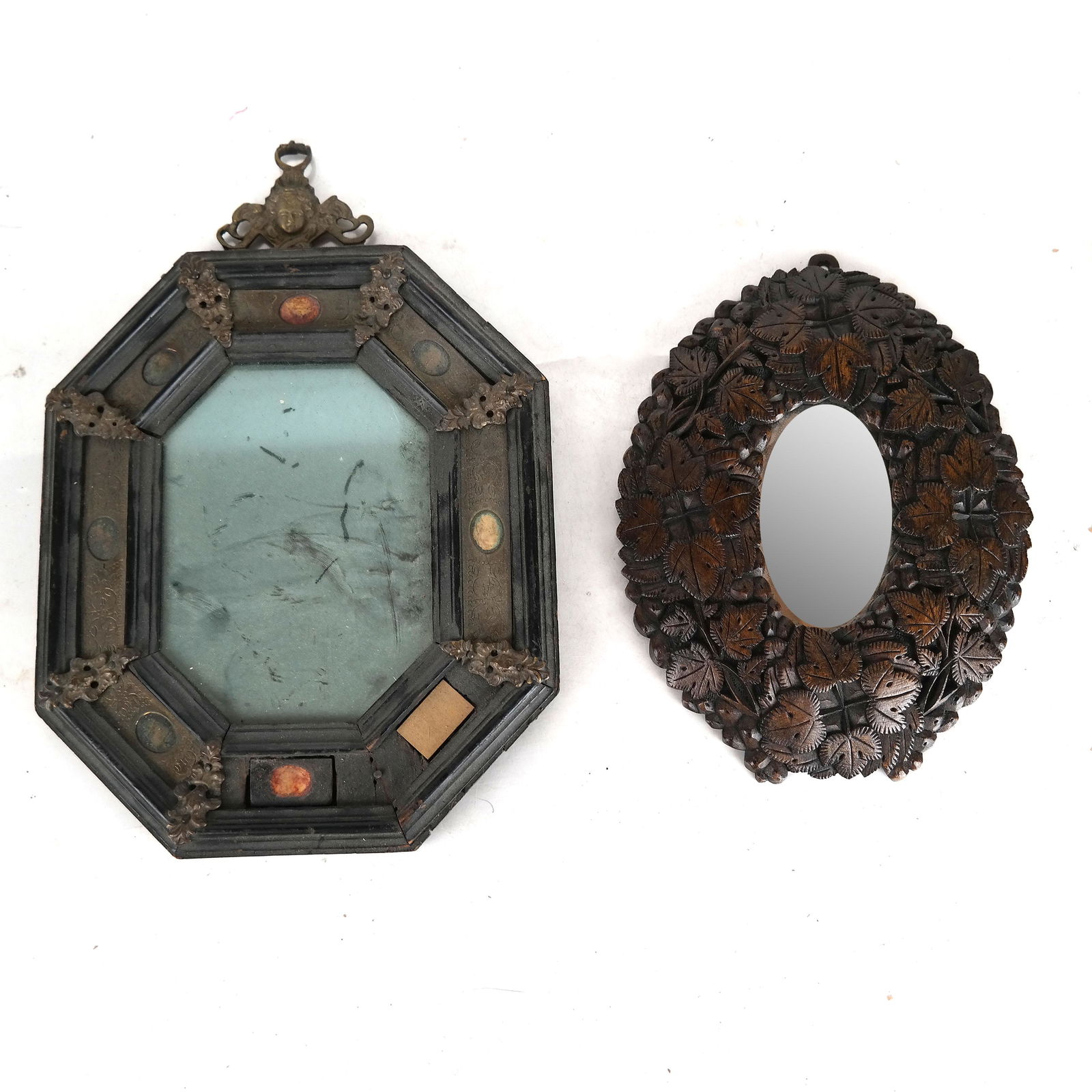 Two Decorated Petite Mirrors (1 of 5)
