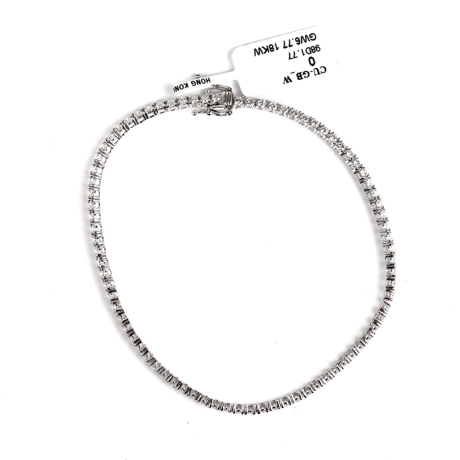 18K & Diamond Tennis Bracelet (1 of 5)