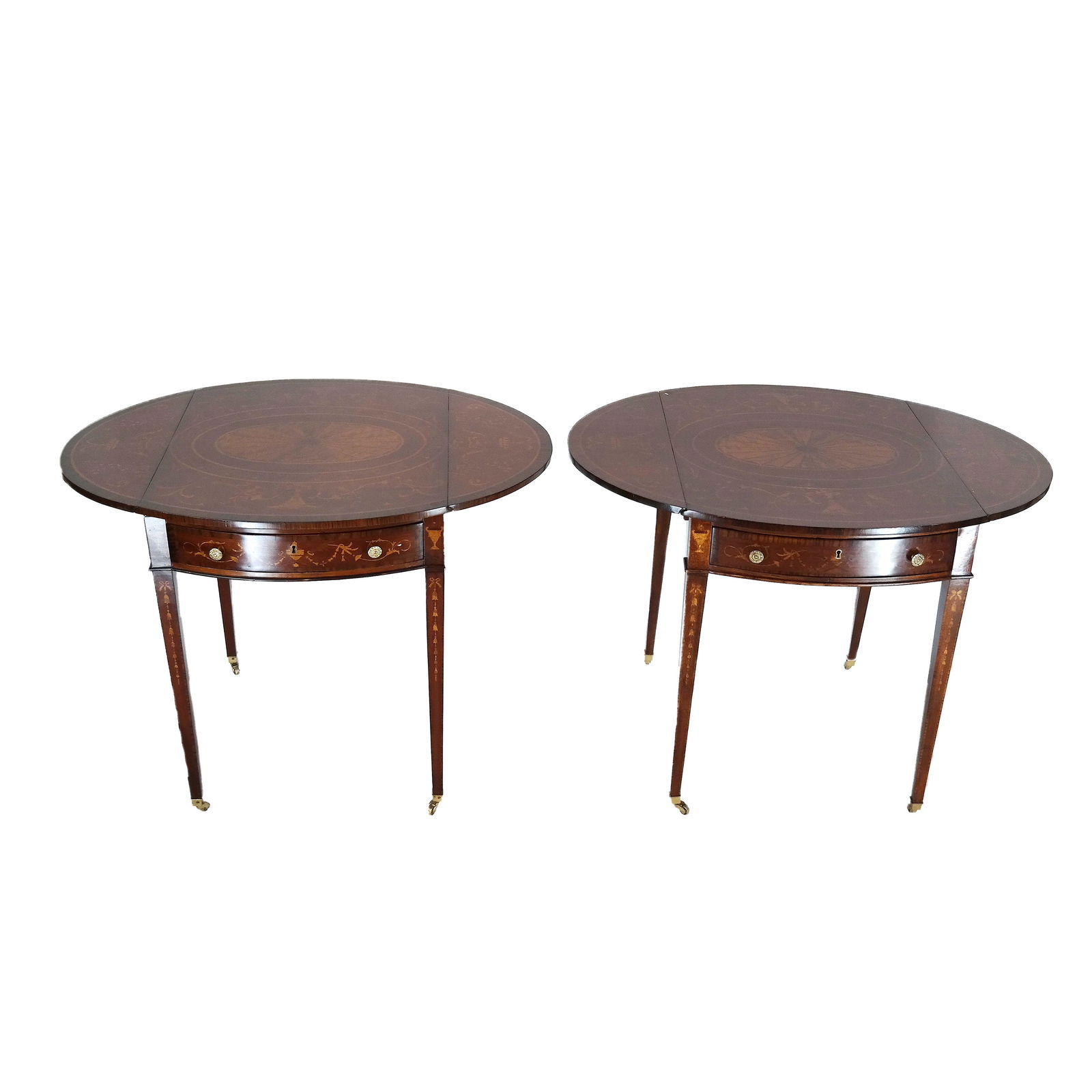 Pair of Regency-Style Pembroke Tables (1 of 7)