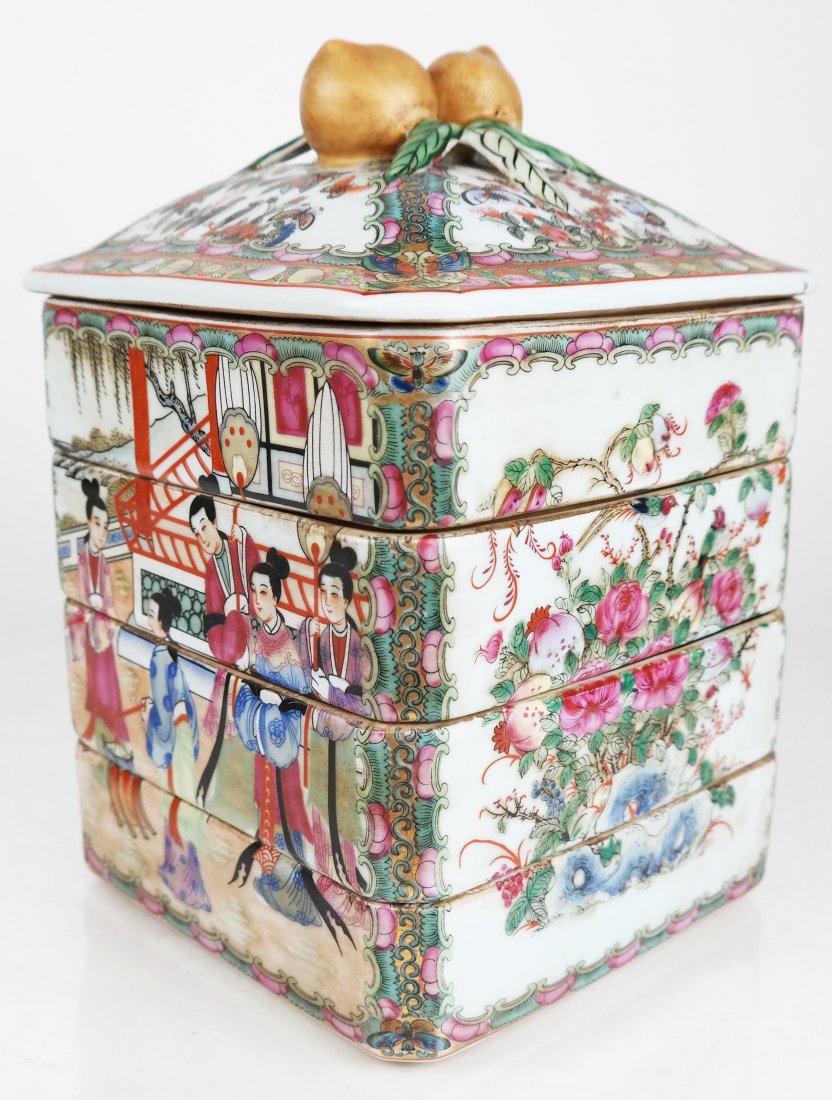 Rose Medallion Stacked Canisters (1 of 12)