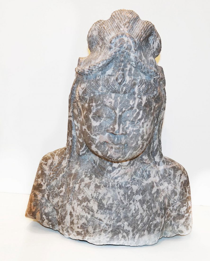 Marble Bust of Guan Yin Buddha (1 of 6)