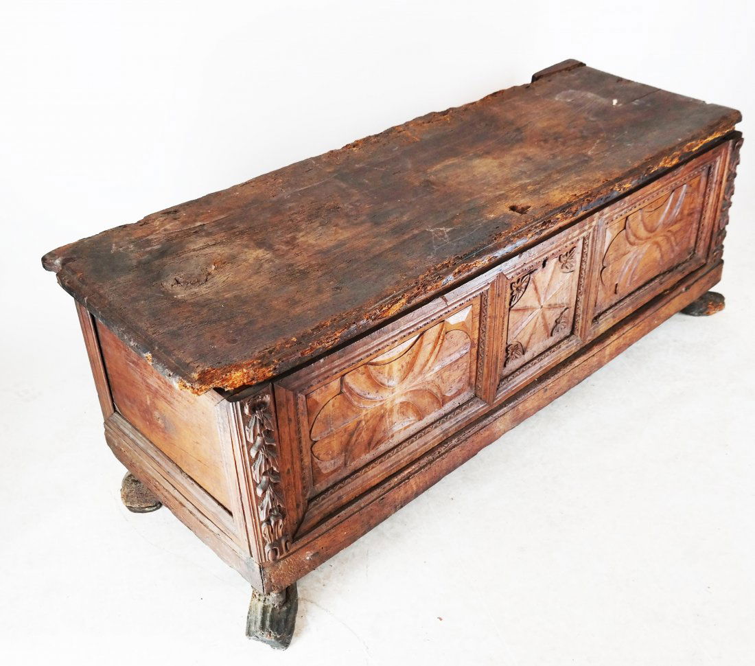 17th C. Continental Cassone (1 of 17)