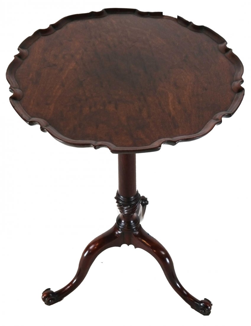 18th C. George III Piecrust Table (1 of 7)
