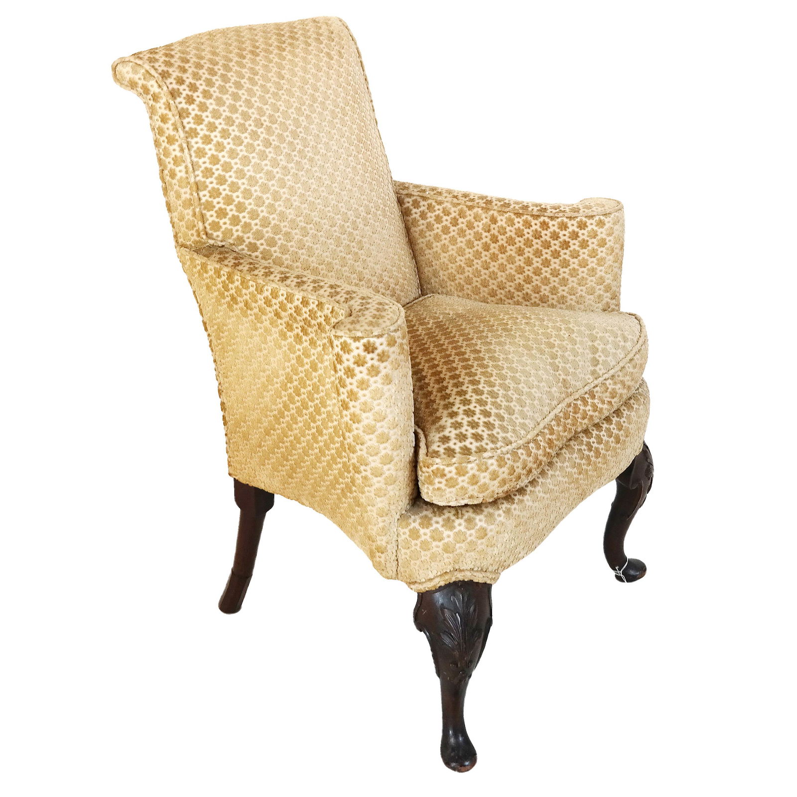 Queen Anne-Style Petite Wing Chair (1 of 5)