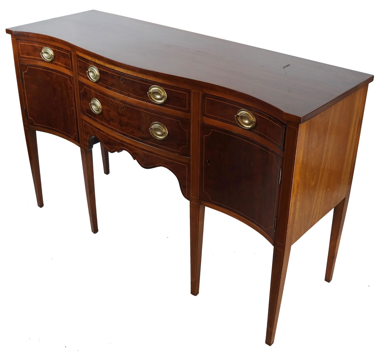 Hepplewhite Mahogany Sideboard (1 of 8)