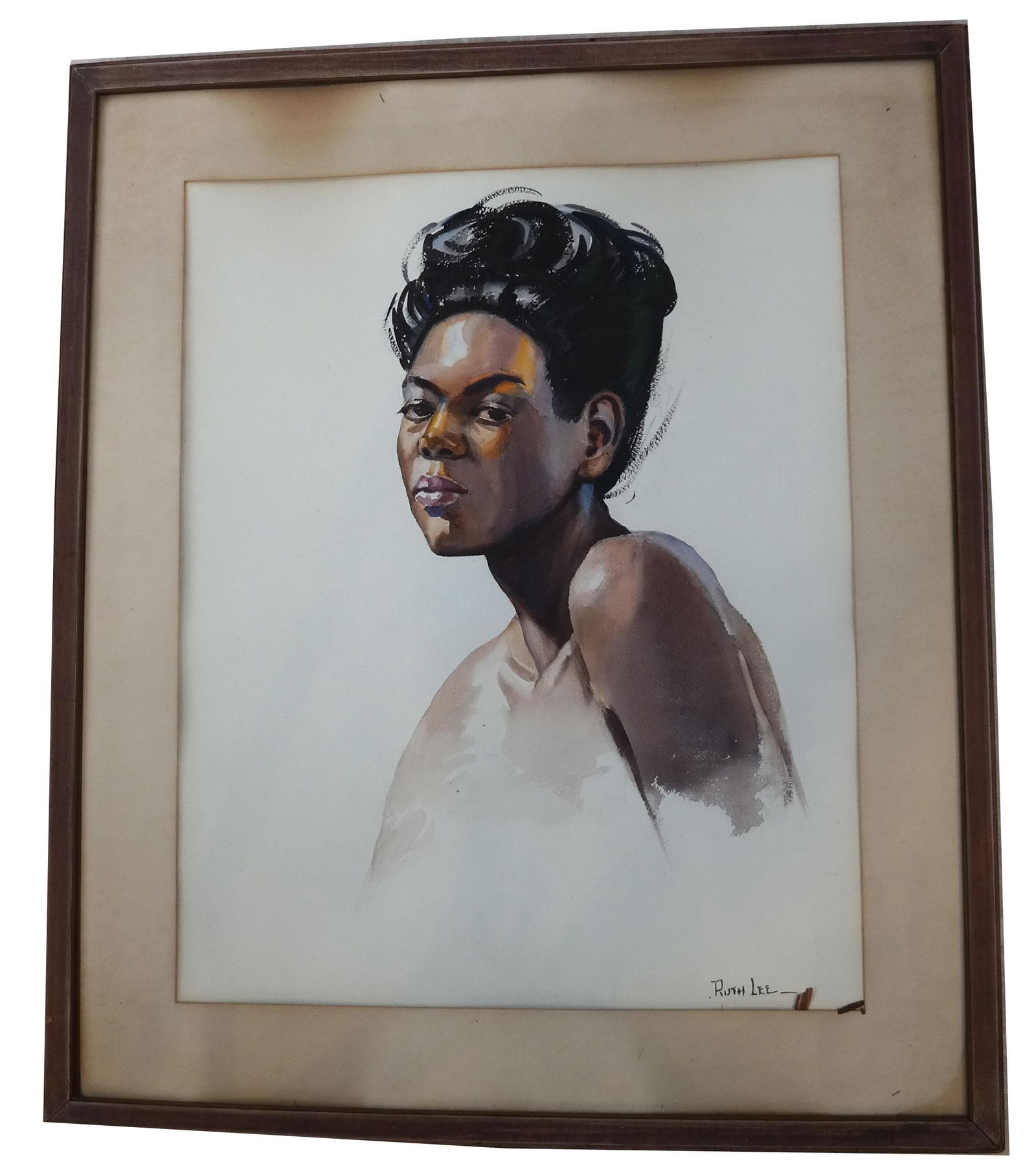 Ruth LEE:  "Lavonia" - Watercolor Painting (1 of 6)