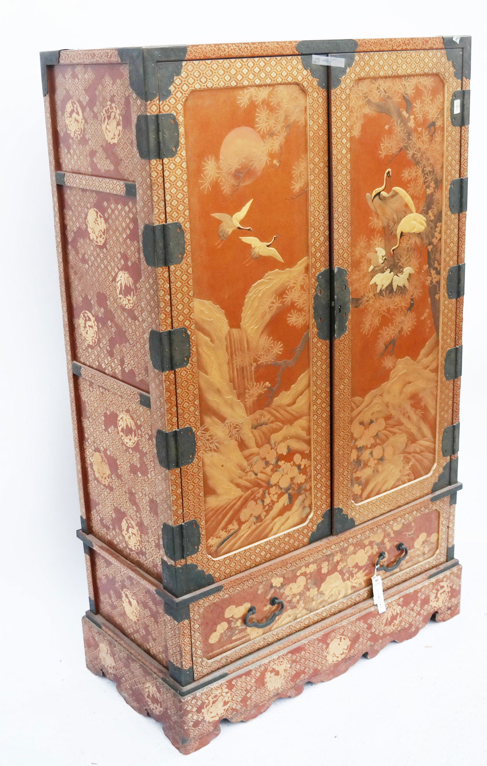 Japanese Lacquered Double-Door Cabinet (1 of 11)