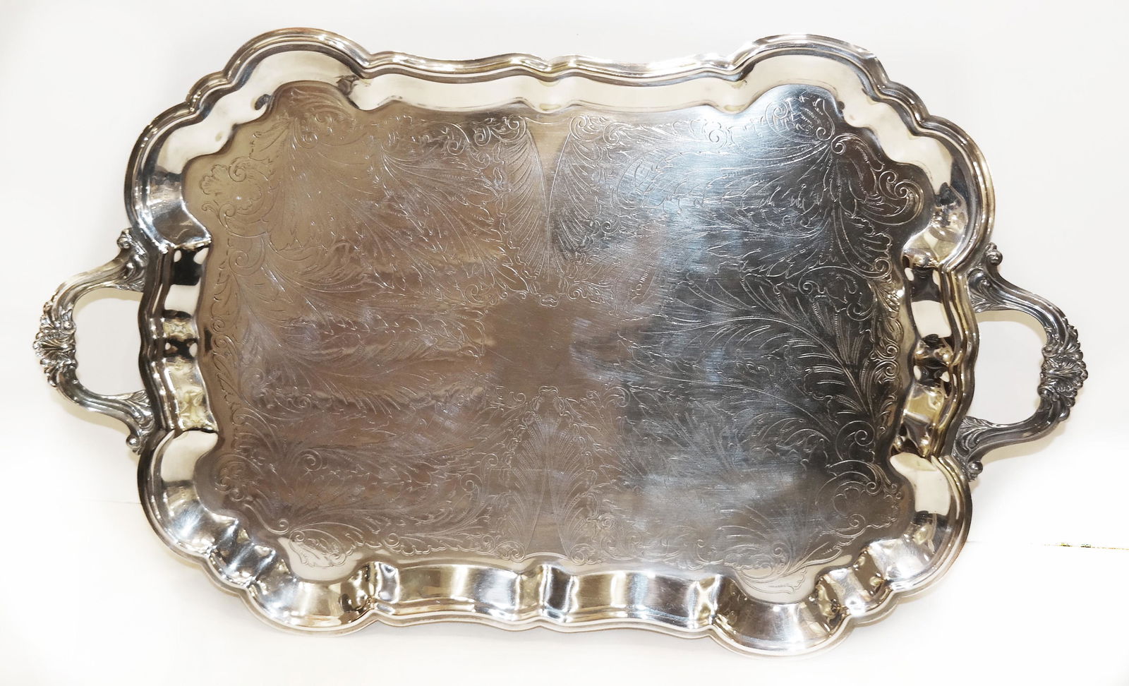 F.B. Rogers Silver Plate Tray (1 of 5)