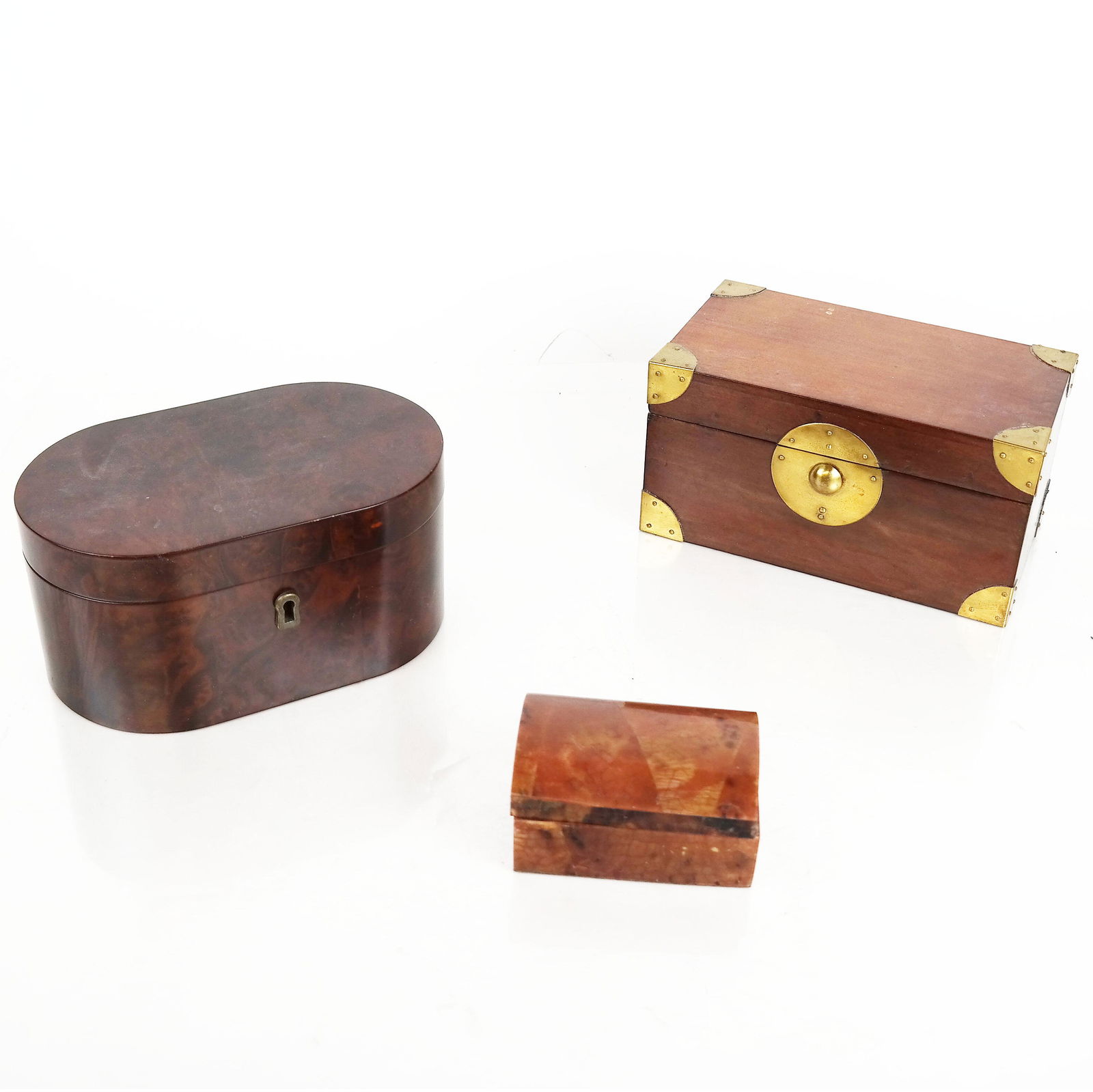 Group of 3 Wooden Boxes (1 of 9)
