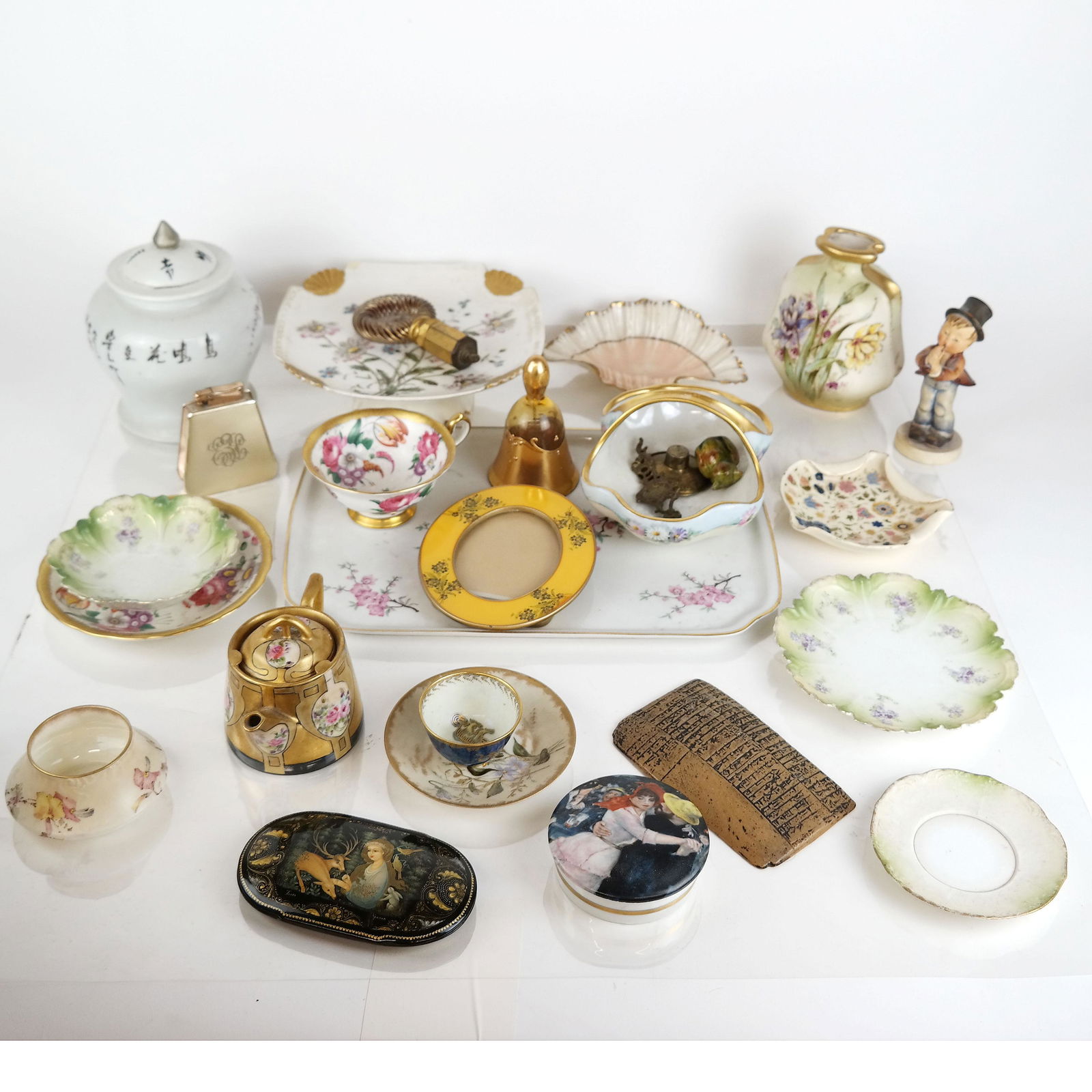 Porcelain Lot, Incl. Royal Doulton, Bohemia (1 of 9)