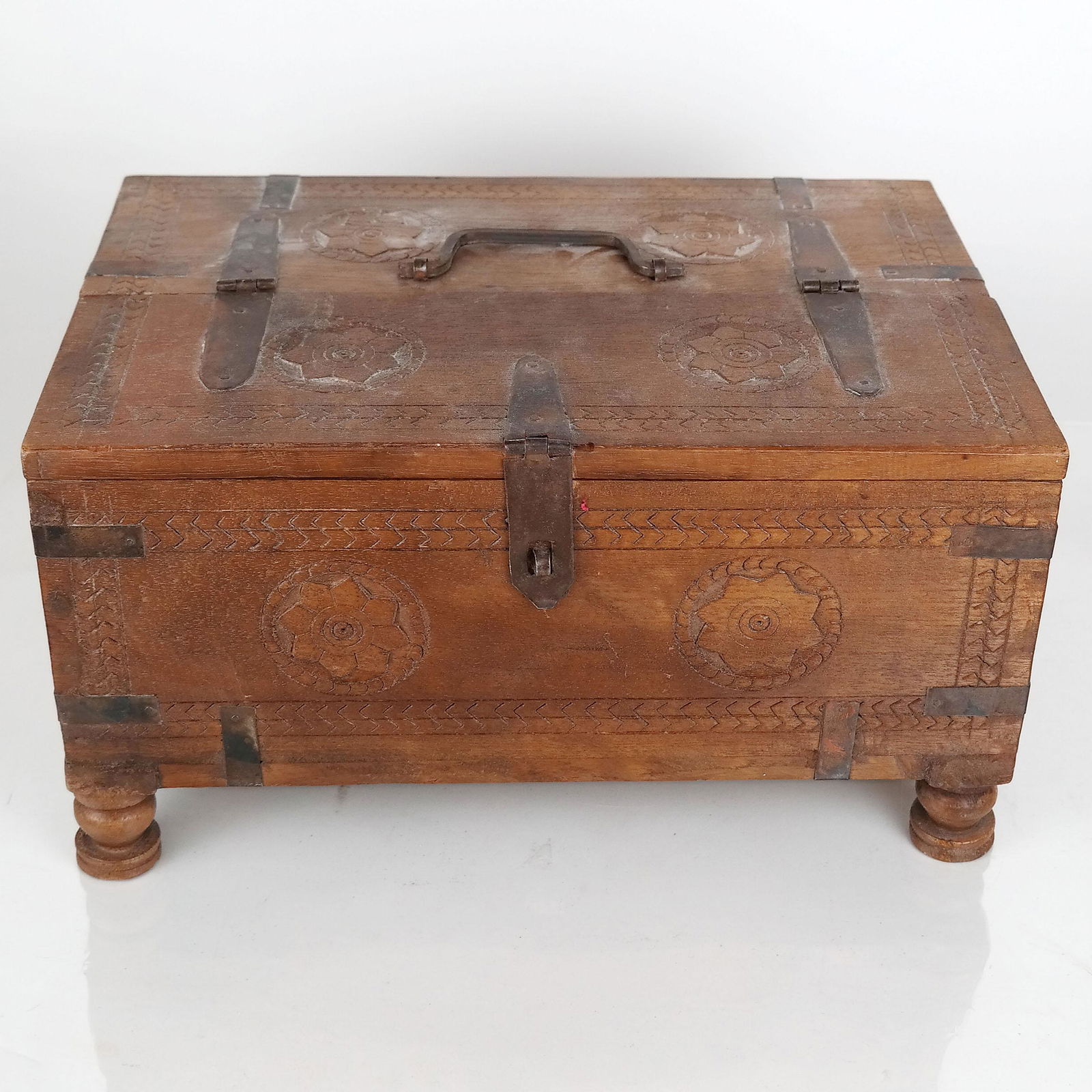 Asian Carved Document Box (1 of 7)
