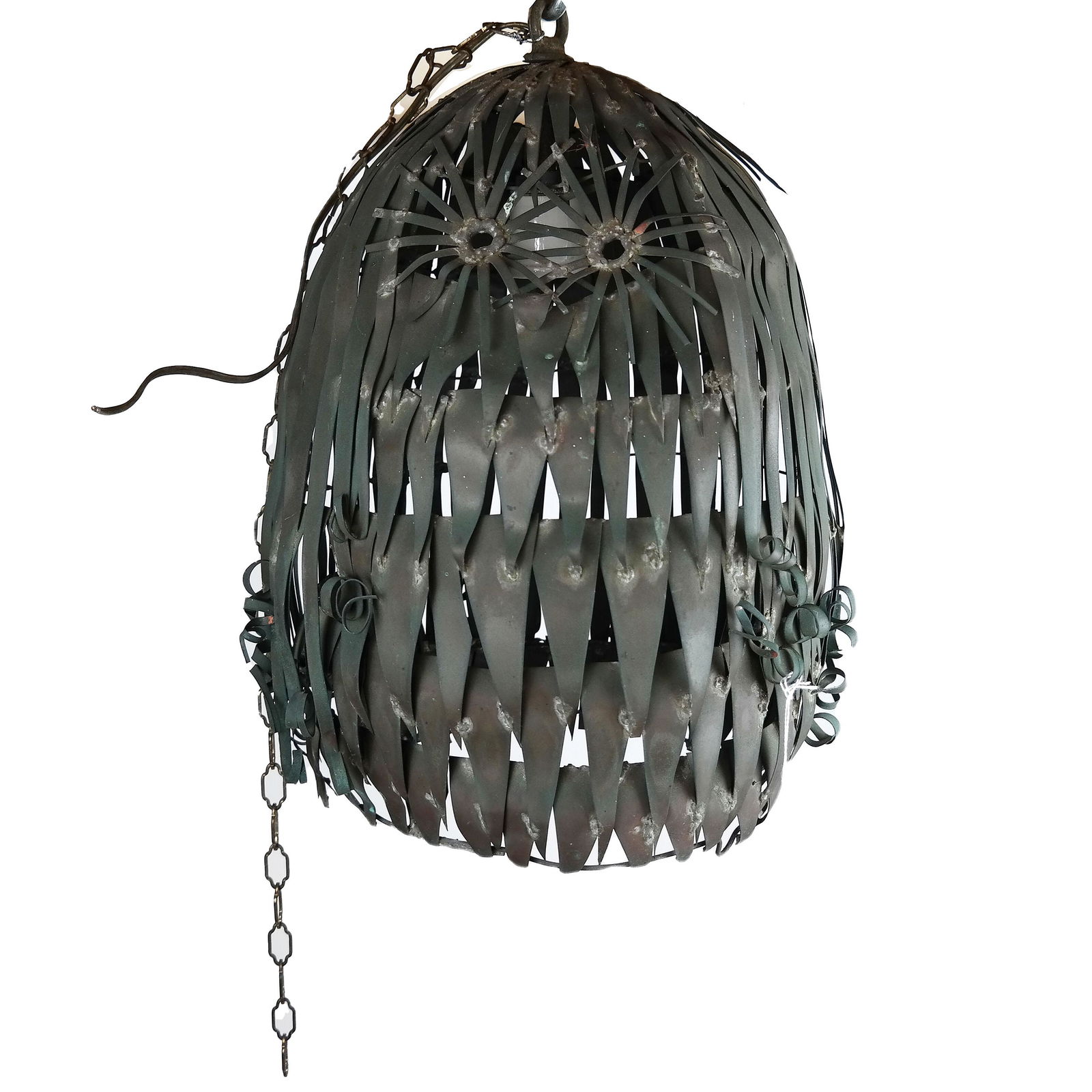 Arthur MOSES: Owl Pendant Light Fixture (1 of 6)