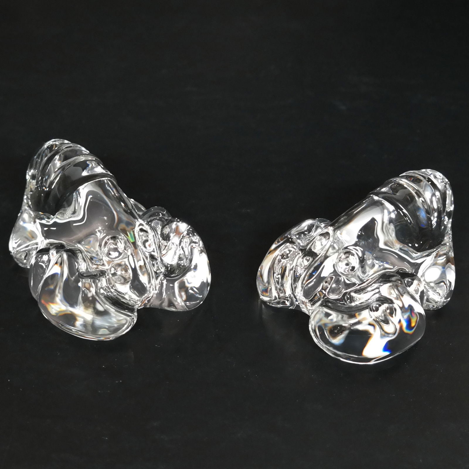 Two Steuben Lobster Crystal Paperweights (1 of 10)