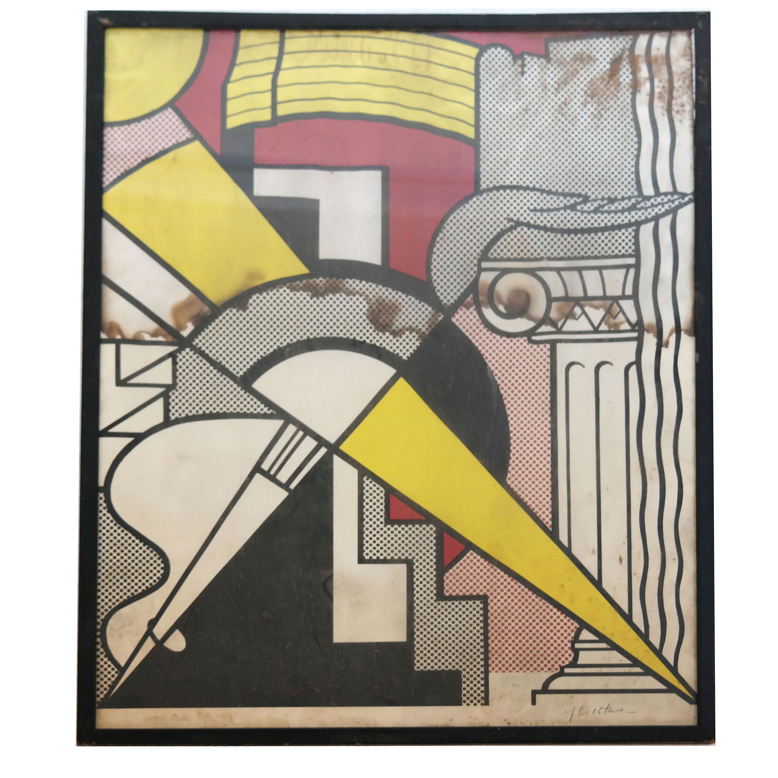 Roy LICHTENSTEIN: Abstract - Lithograph (1 of 7)