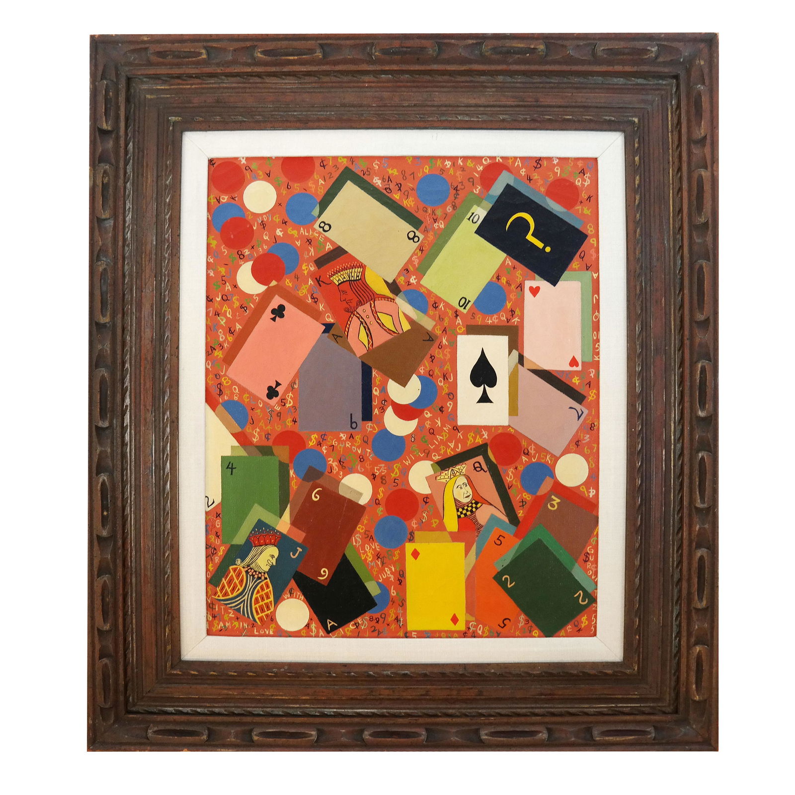 Paul HOUSTON: Playing Cards - Painting (1 of 5)