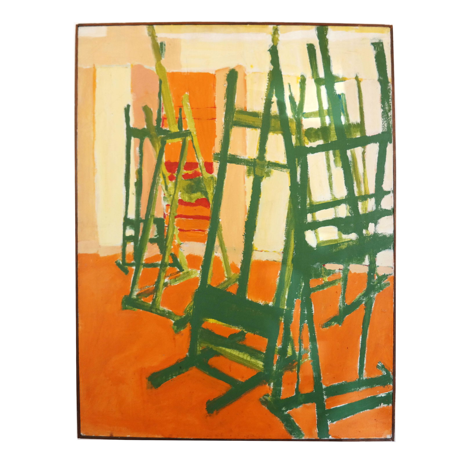 T. G. SANCHEZ: "Easels" - Oil Painting (1 of 5)