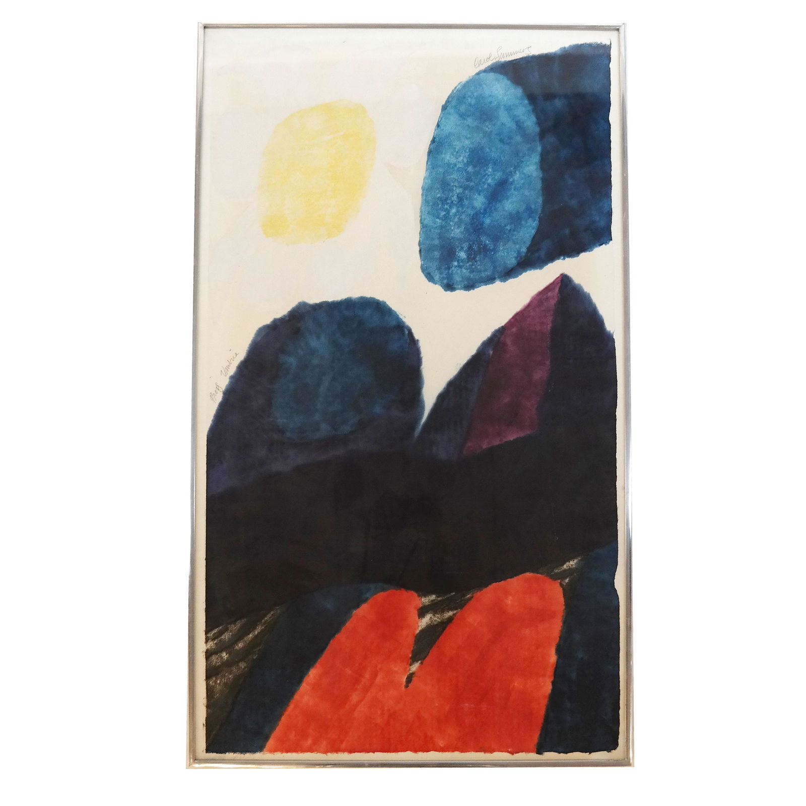 Carol SUMMERS: "Umbria" - Woodcut Print (1 of 7)