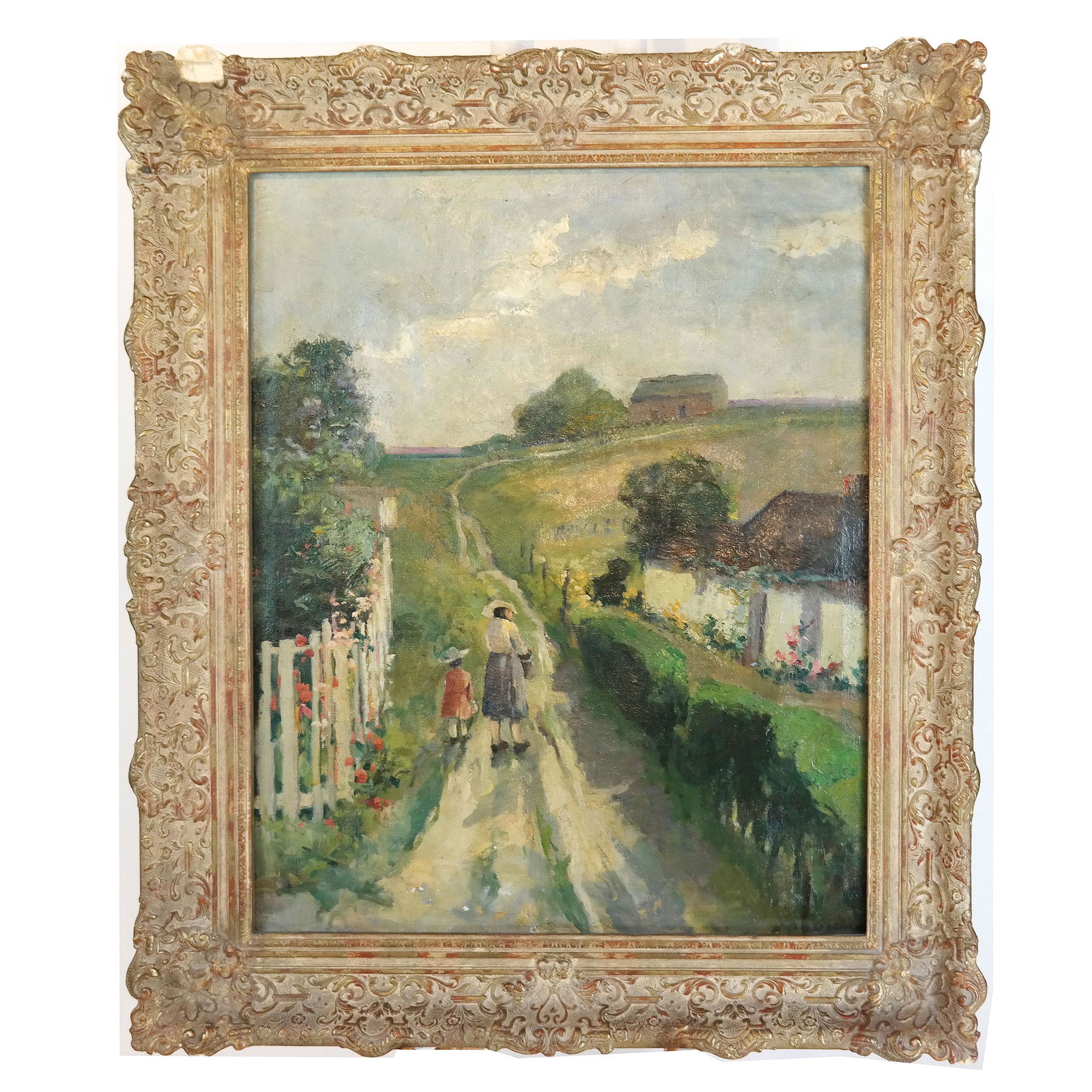 D. CARLBERG: Figures in a Landscape - Painting (1 of 9)