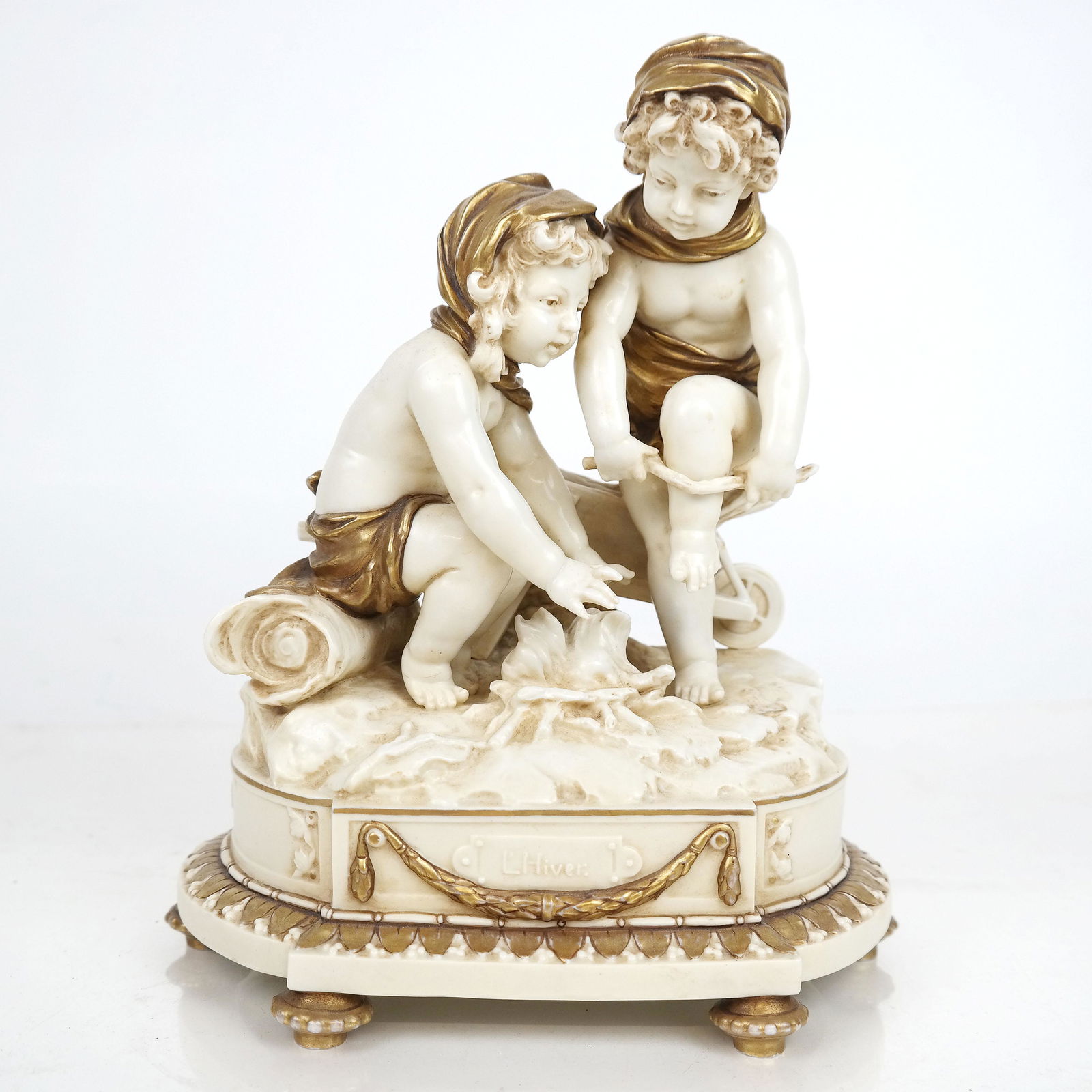 Karl ENS: "L'Hiver" - Porcelain Cherub Group (1 of 9)