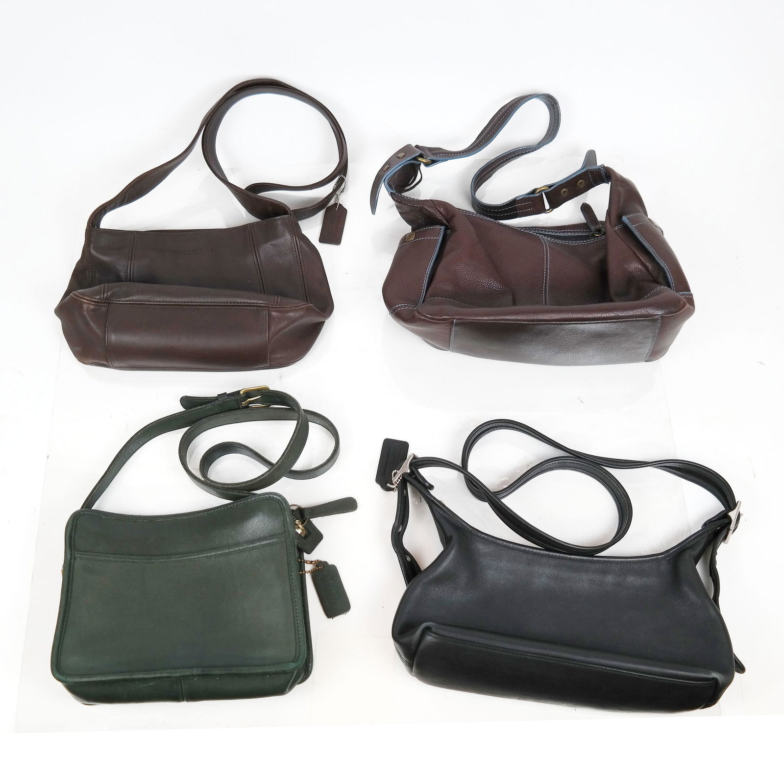 Lot of Four Leather Coach Bags (1 of 10)
