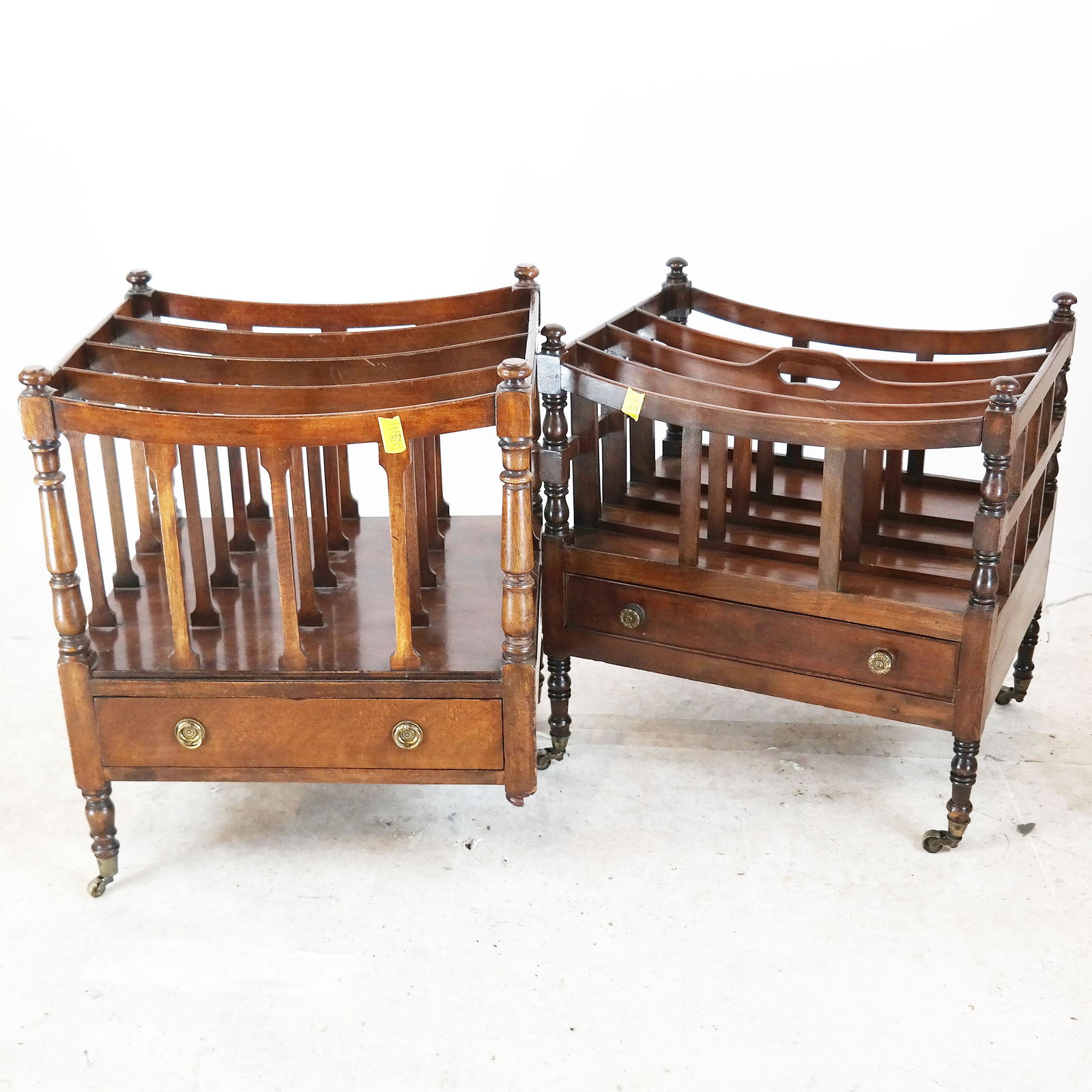 Two George III Mahogany Magazine Stands (1 of 9)
