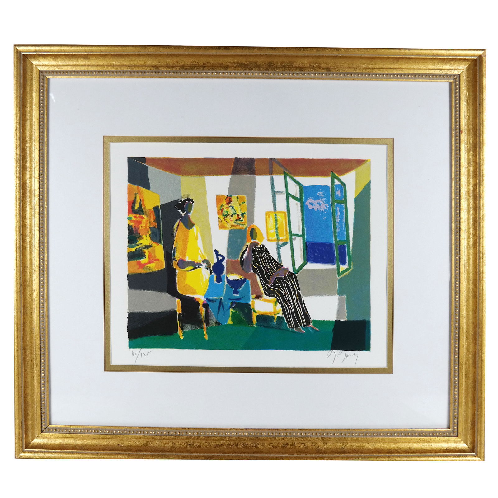 Marcel MOULY: "La Modele..." - Lithograph (1 of 7)