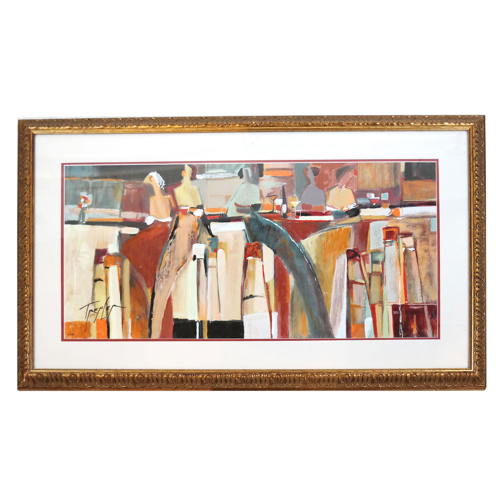 Yuri TREMLER: Figural Abstract- Serigraph (1 of 5)