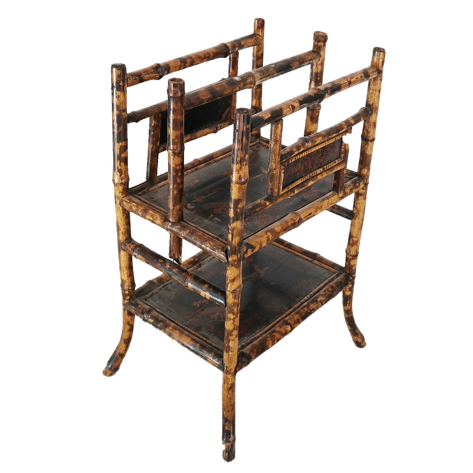 Aesthetic Movement Bamboo Magazine Stand (1 of 5)