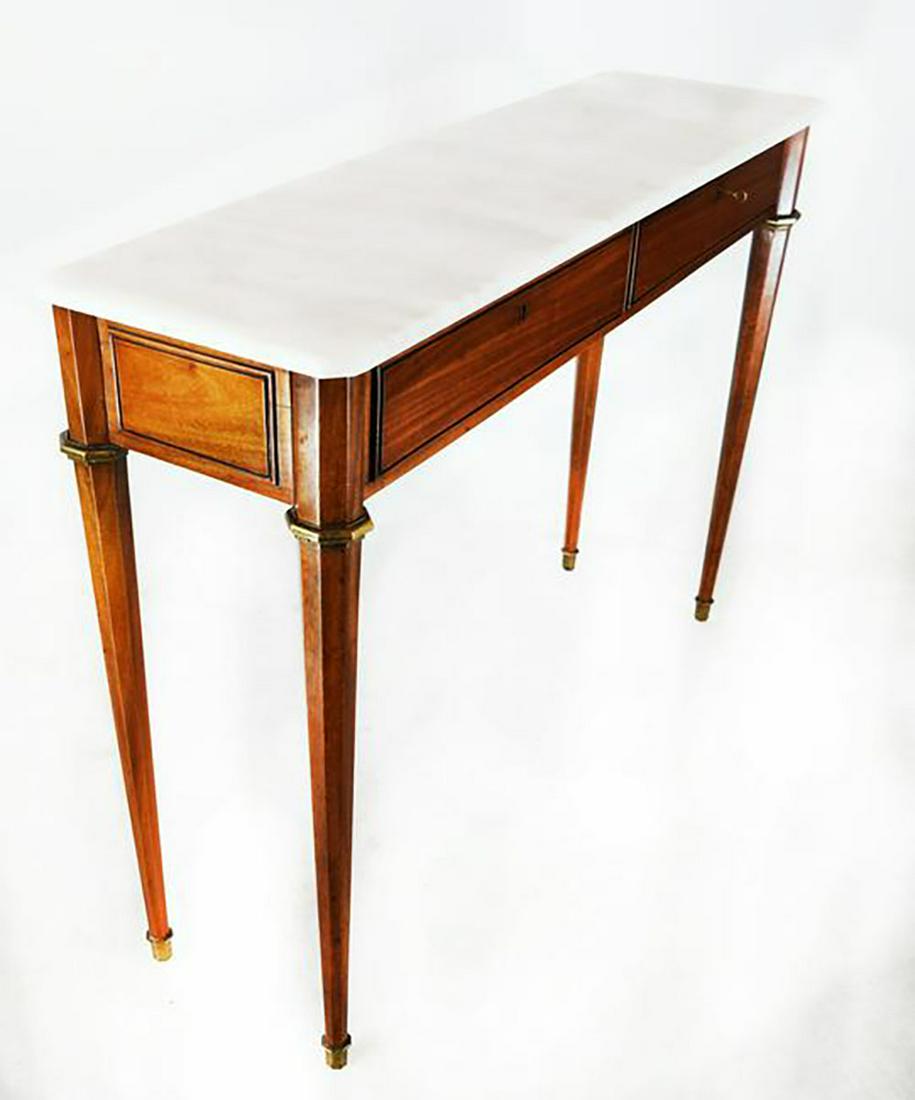 Jansen-Manner Mahogany & Marble Console (1 of 8)