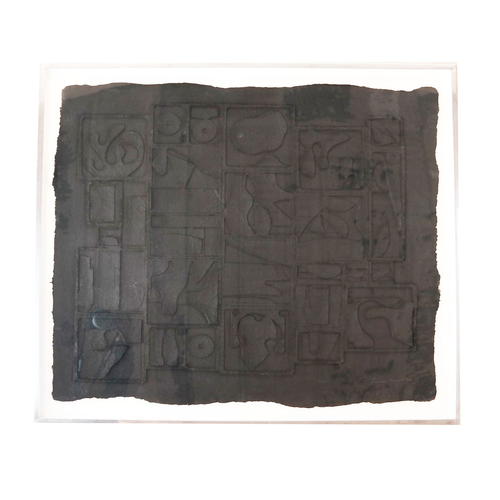 Louise NEVELSON: "Nightscape" - Cast Paper (1 of 4)