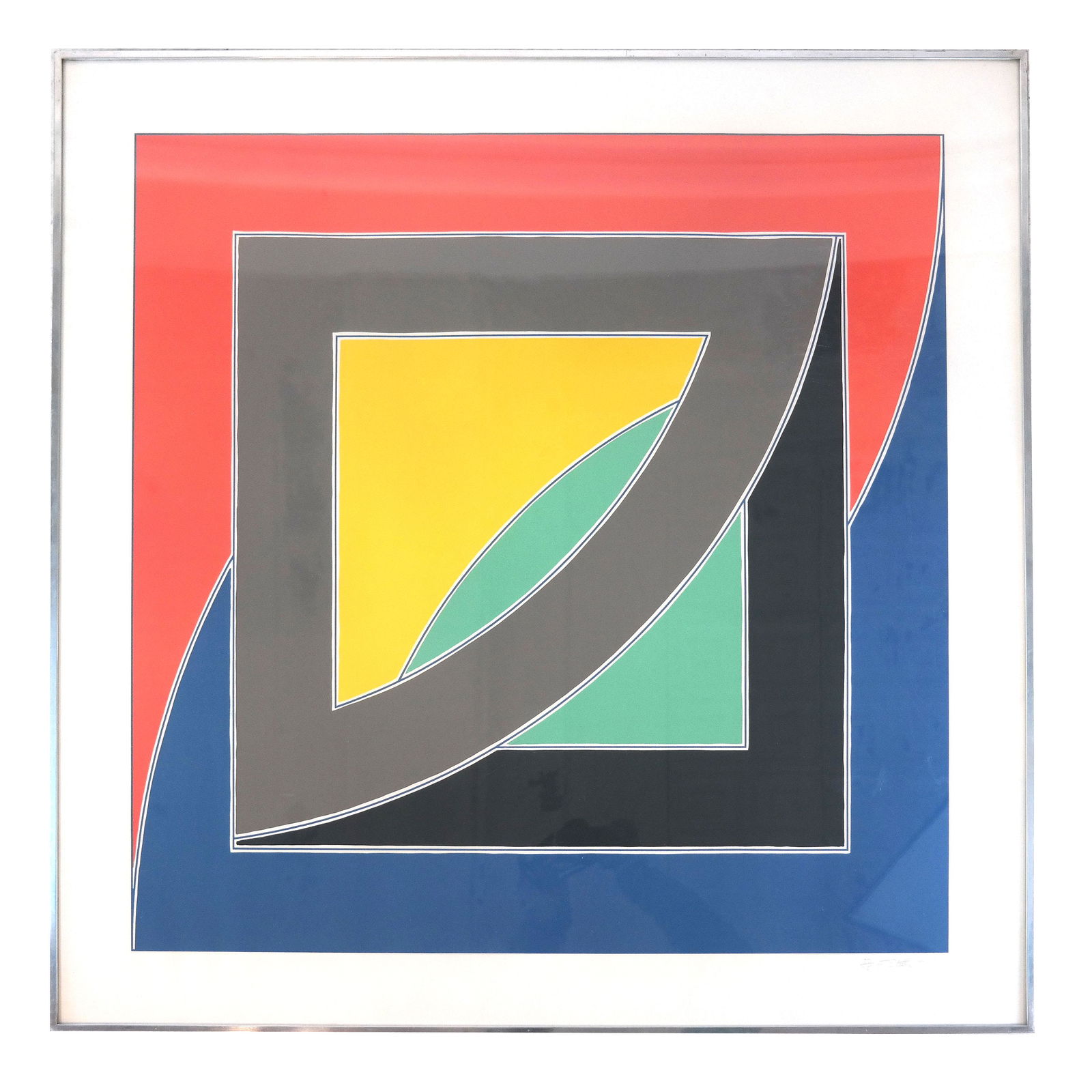 Frank STELLA: "River of Ponds III" - Lithograph (1 of 9)