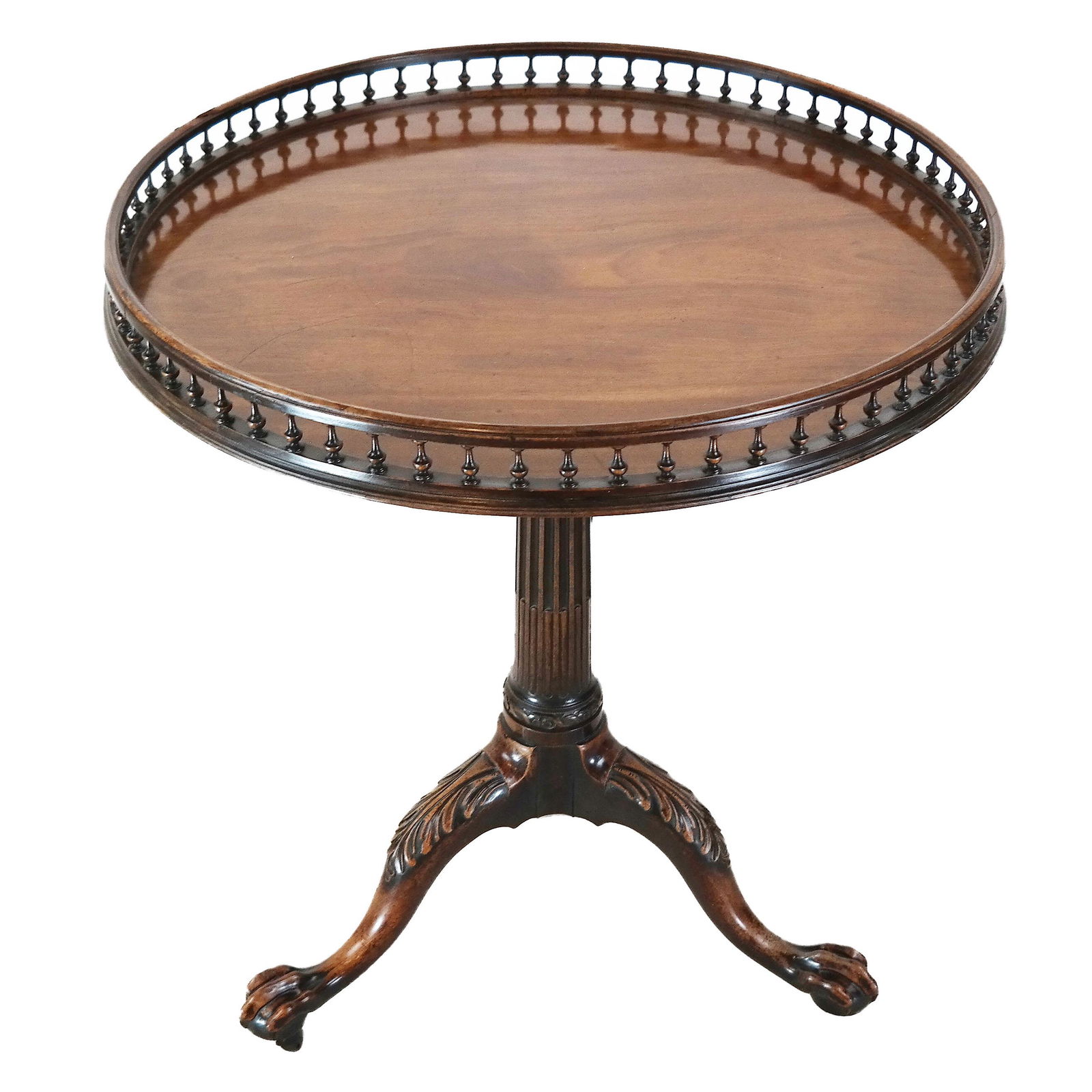 George II Mahogany Tilt Top Table (1 of 8)