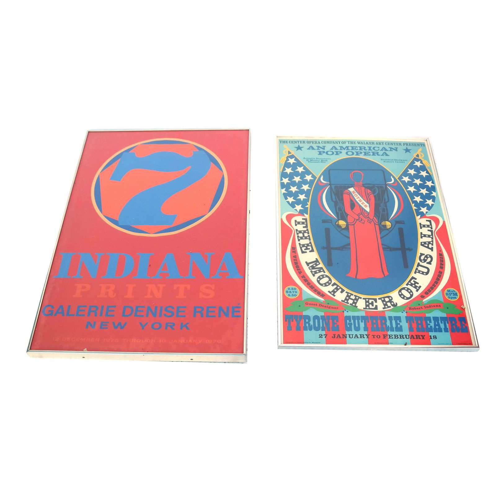 Two Framed Robert Indiana Posters (1 of 6)