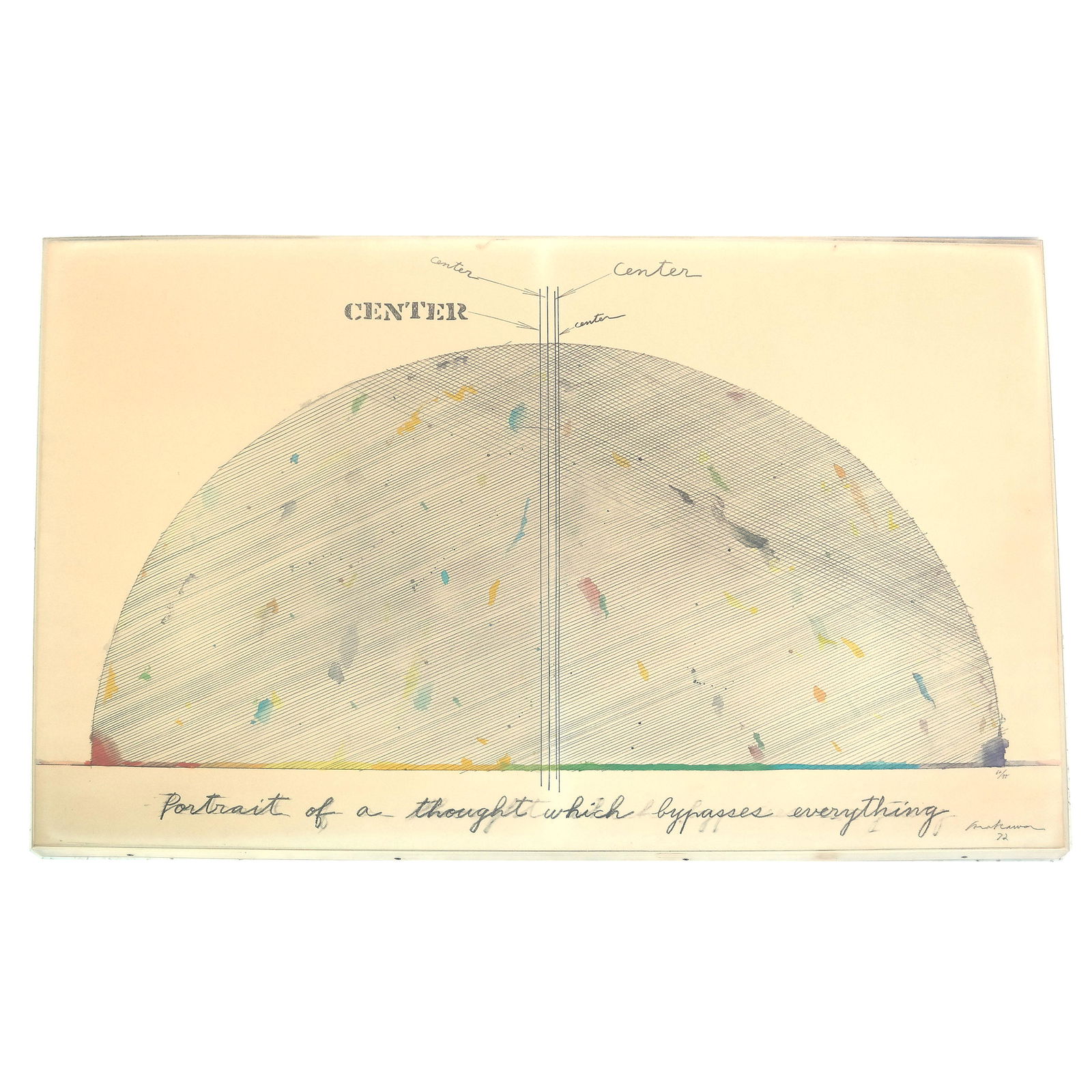 Shusaku ARAKAWA: Lithograph, Ed. 62/75 (1 of 8)