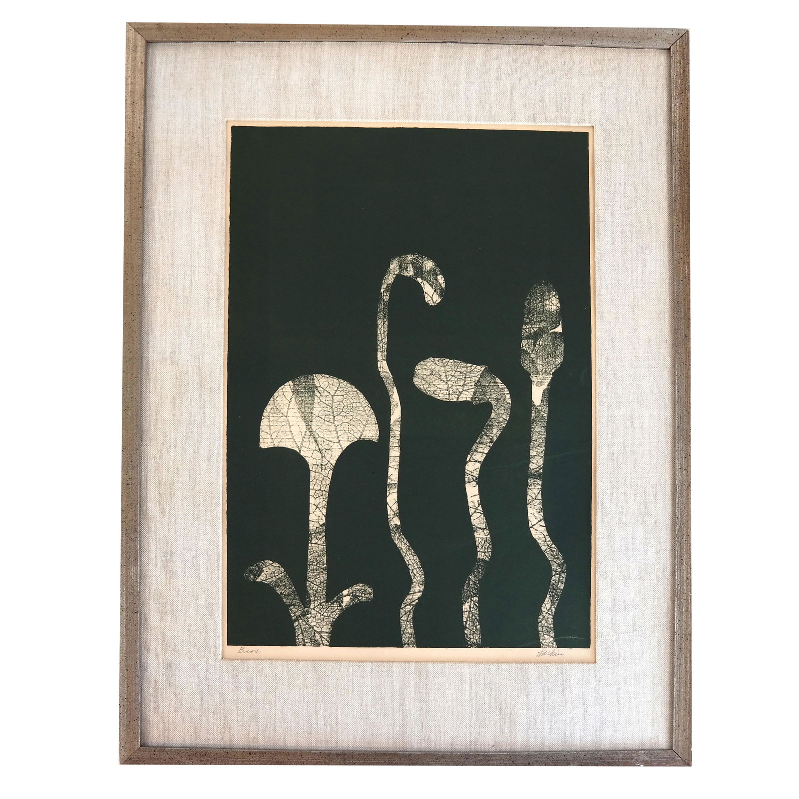 Eugene LARKIN: "Bios" - Monoprint (1 of 6)