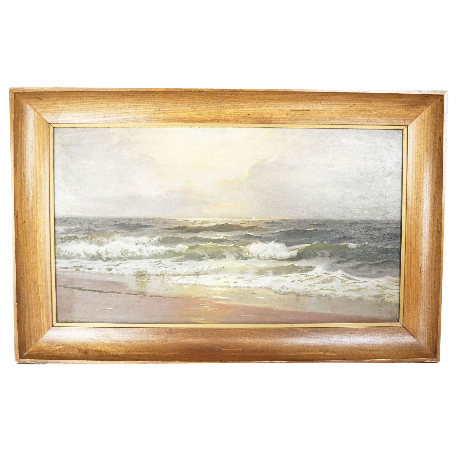 F.K.M. REHN: Shore Scene - Painting (1 of 6)