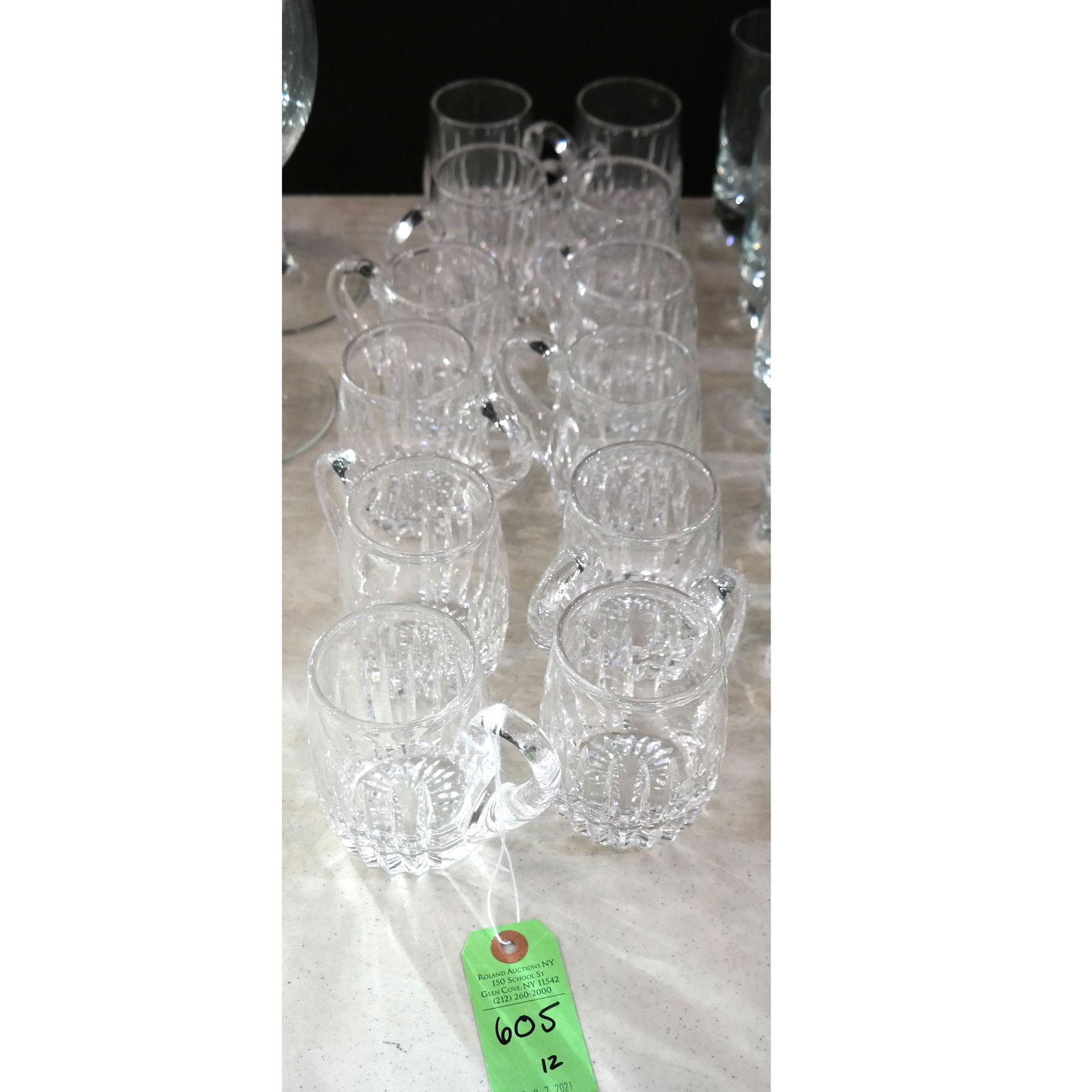 12 Stuart Heavy Crystal Mugs (1 of 6)