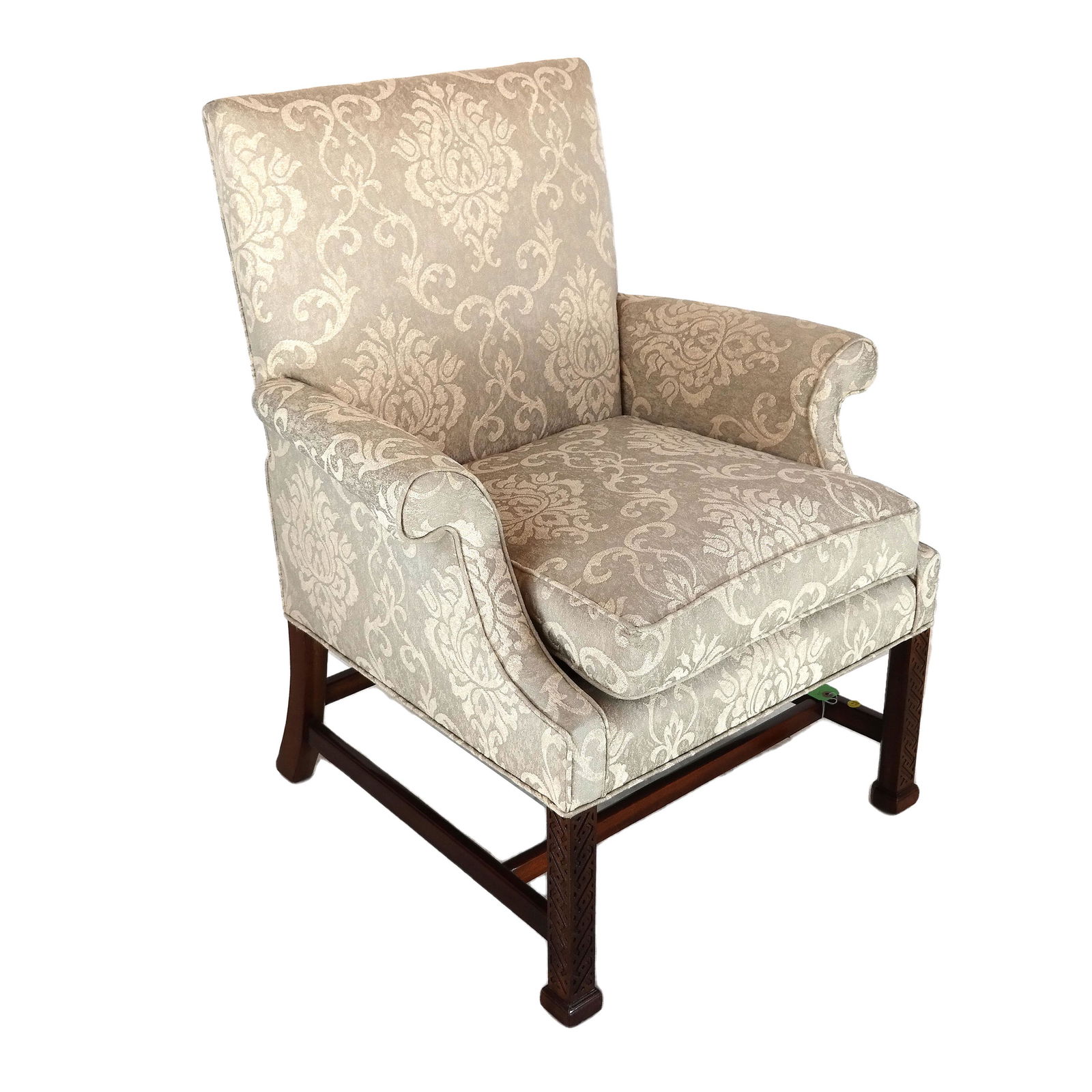 Chippendale-Style Library Chair (1 of 5)