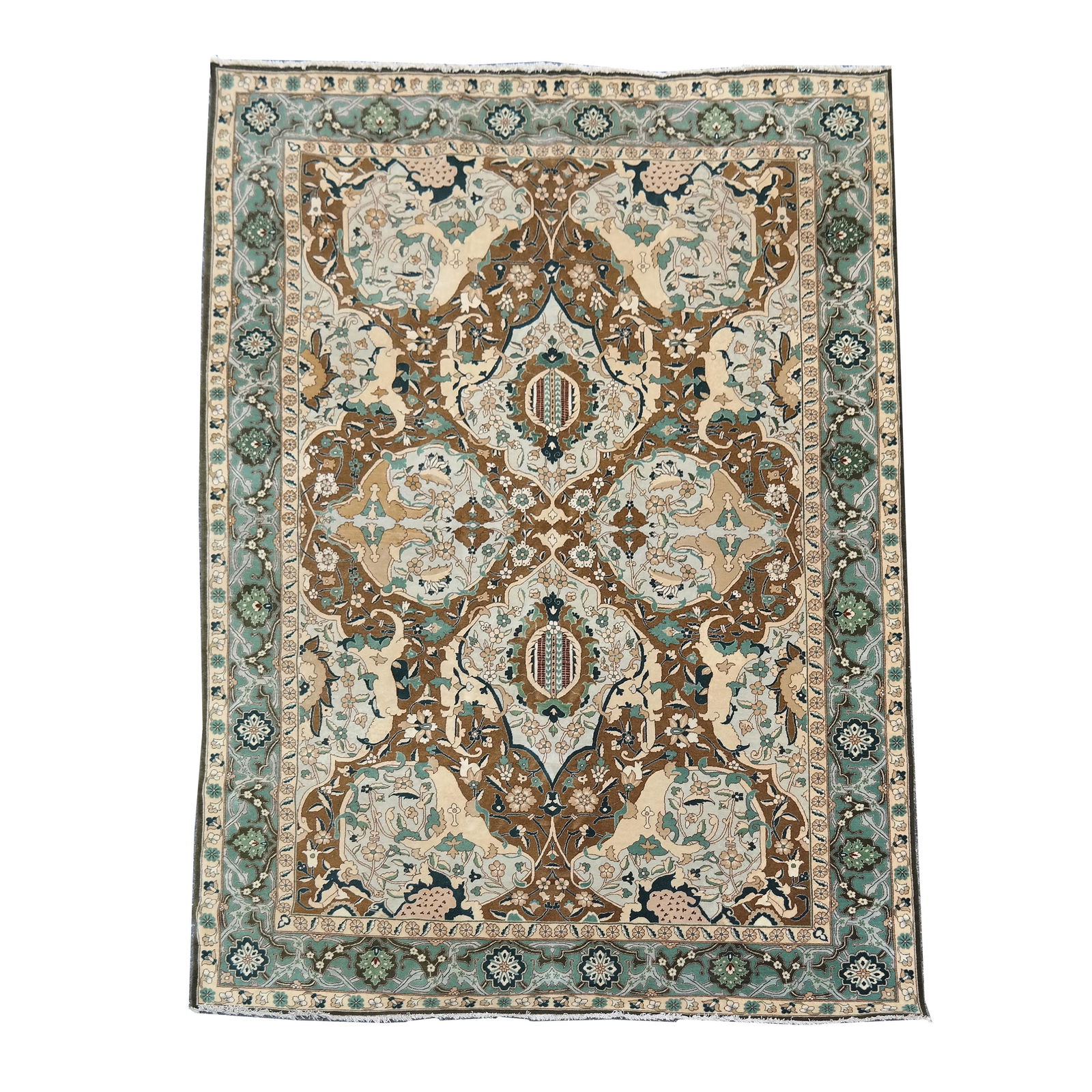 Tabriz Green Carpet (1 of 9)