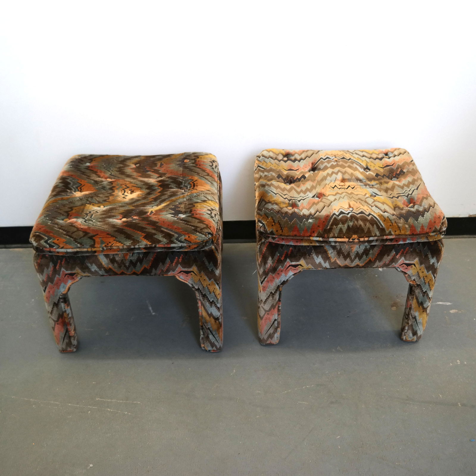 Pair Mid-Century Modern Benches (1 of 4)