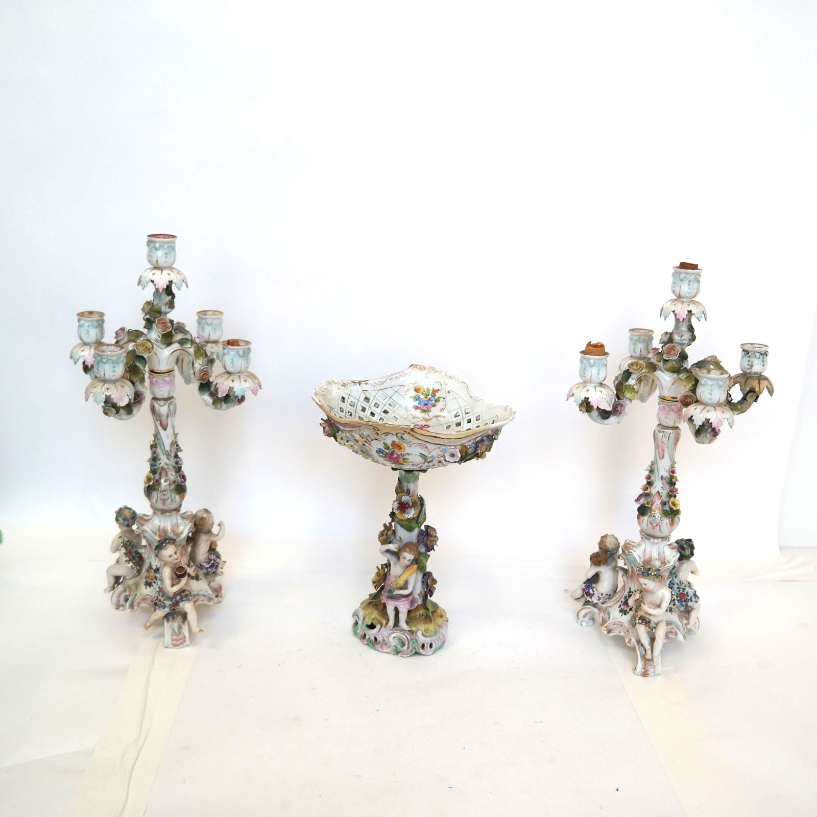 Three Continental Porcelain Table Articles (1 of 10)