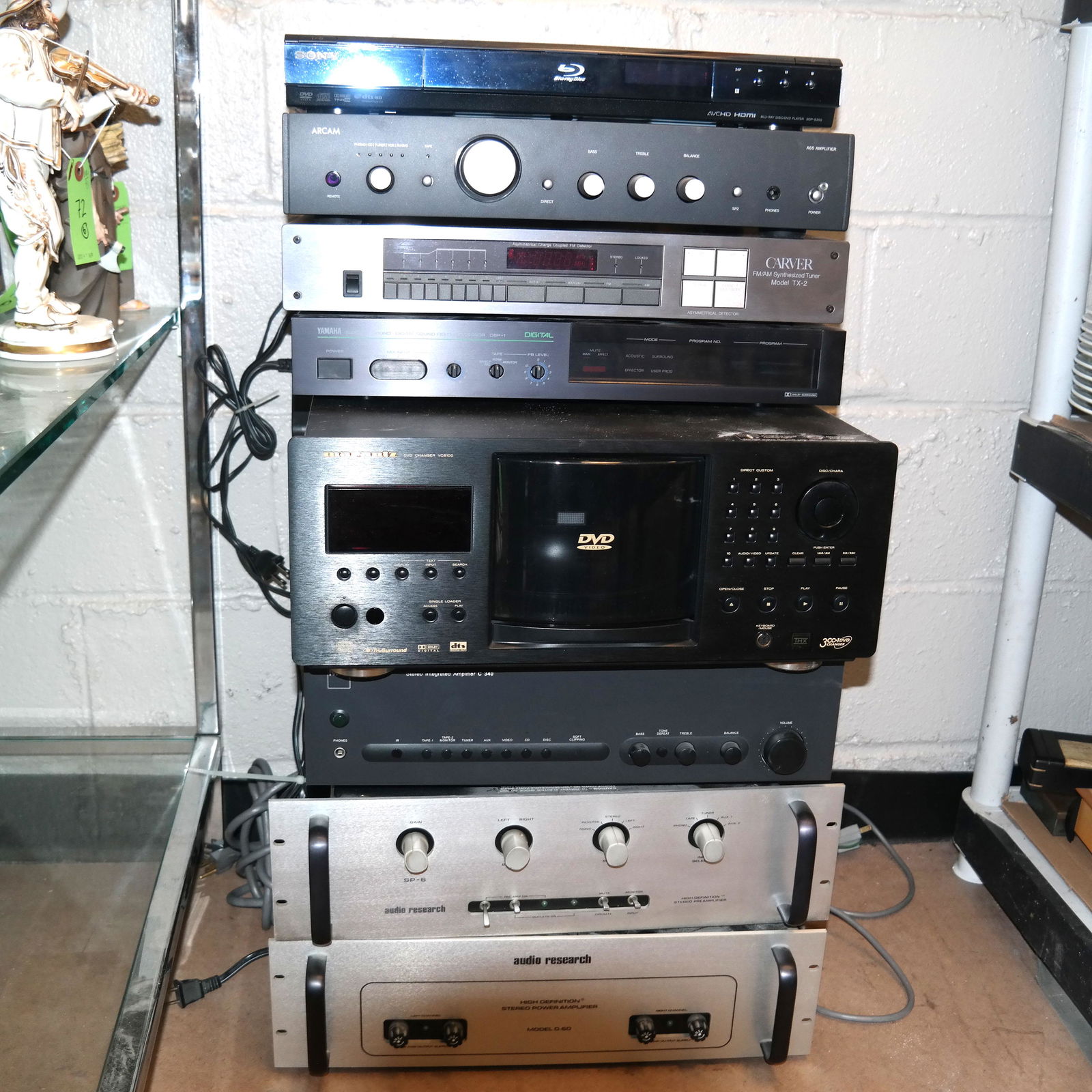 Eight Separate Stereo Components (1 of 13)