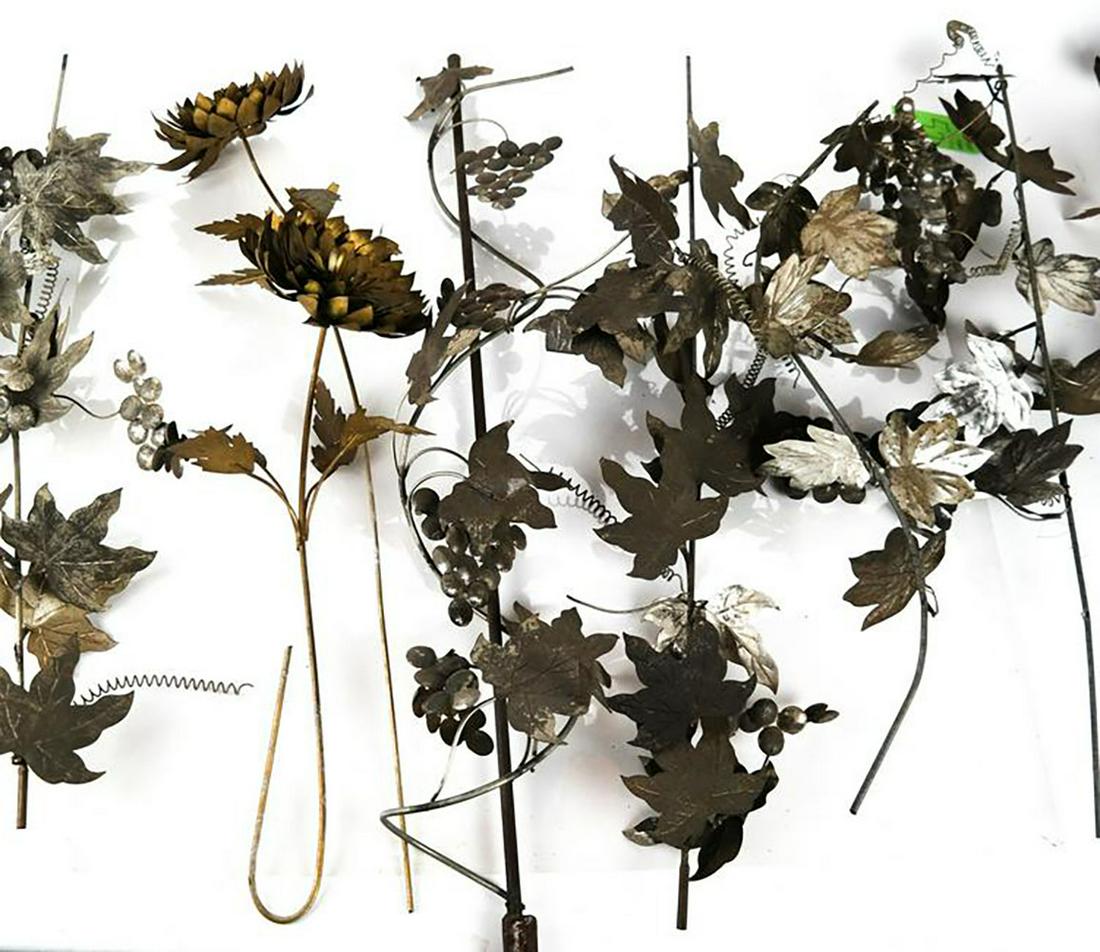 Group of Metal Floral & Fruit Decorations (1 of 7)