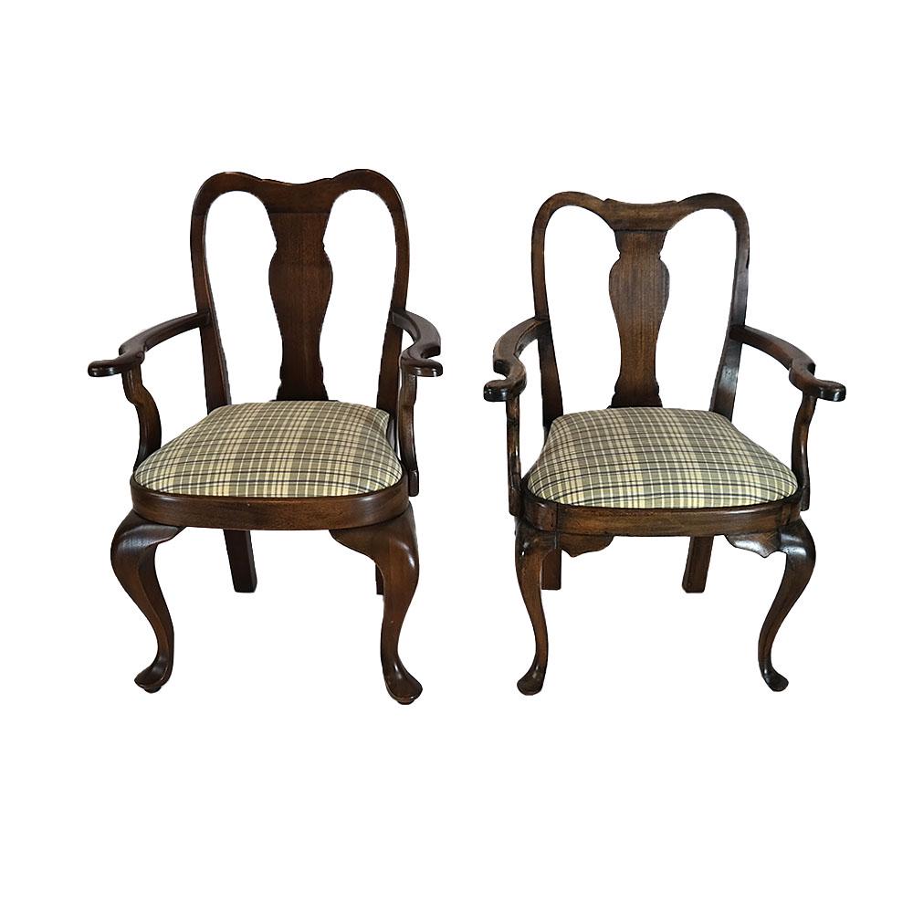 Two Queen Anne-Style Child's Arm Chairs (1 of 4)