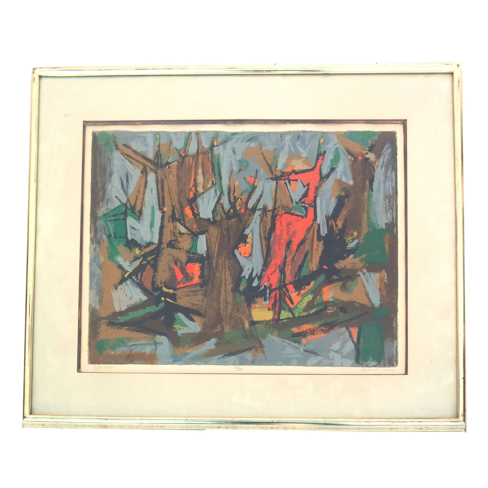 Marcel JANCO: Abstract Trees - Lithograph (1 of 8)