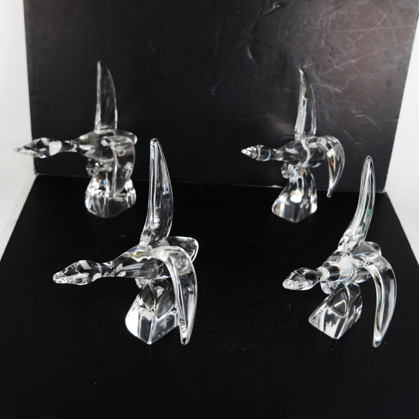 Four Steuben Crystal Ducks (1 of 7)